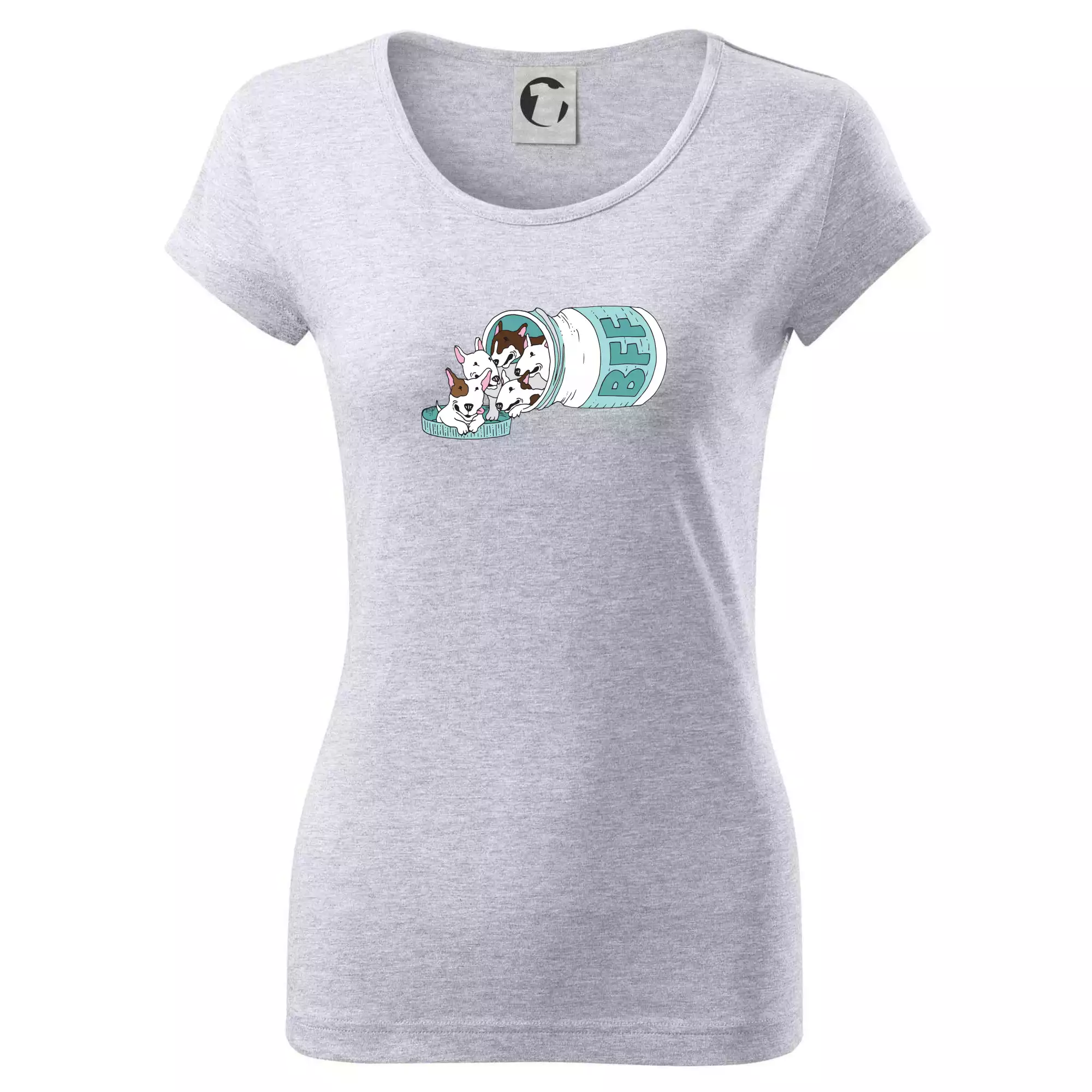 Bullterrier Friends Forever zelené (Pecka design)