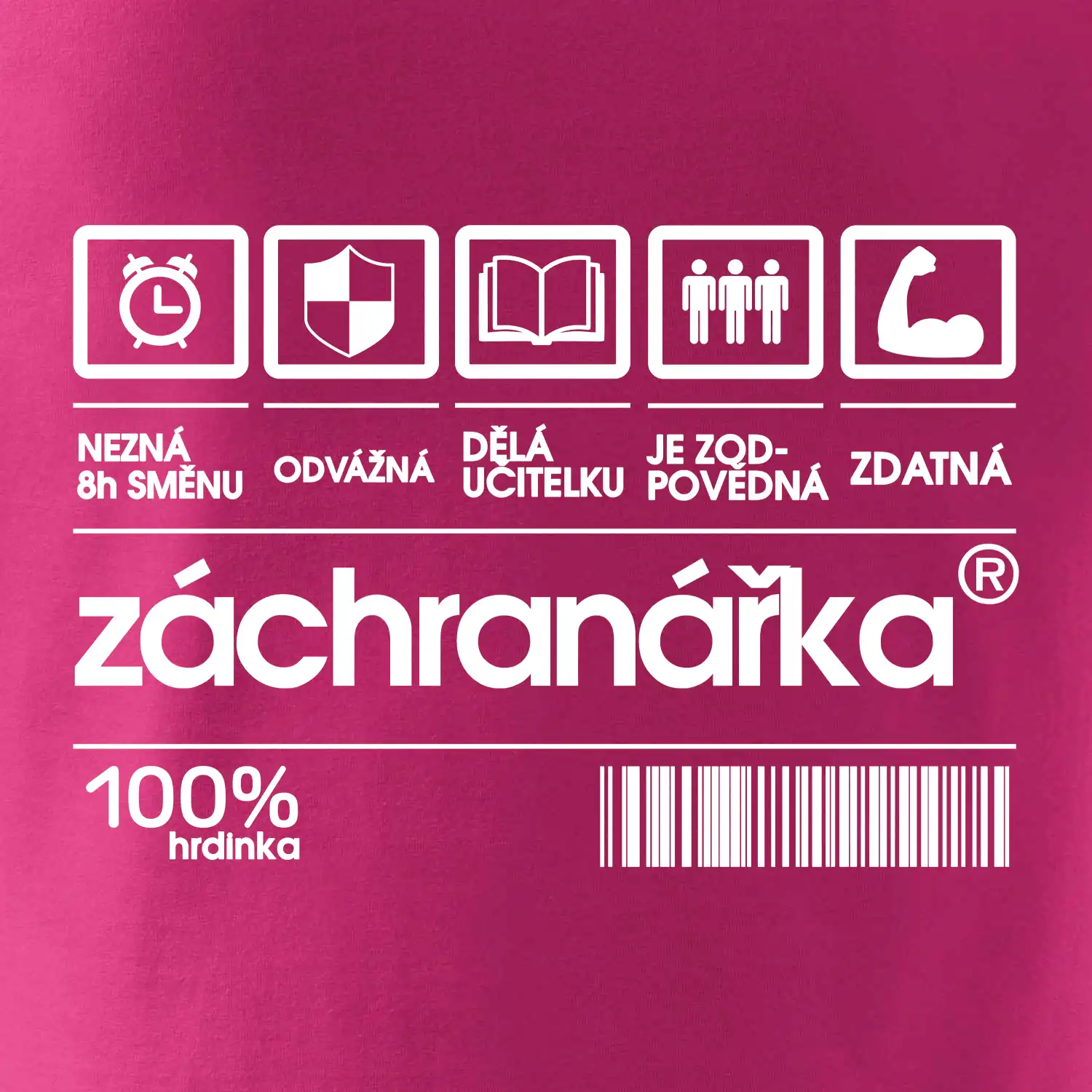 Čárový kód záchranářka