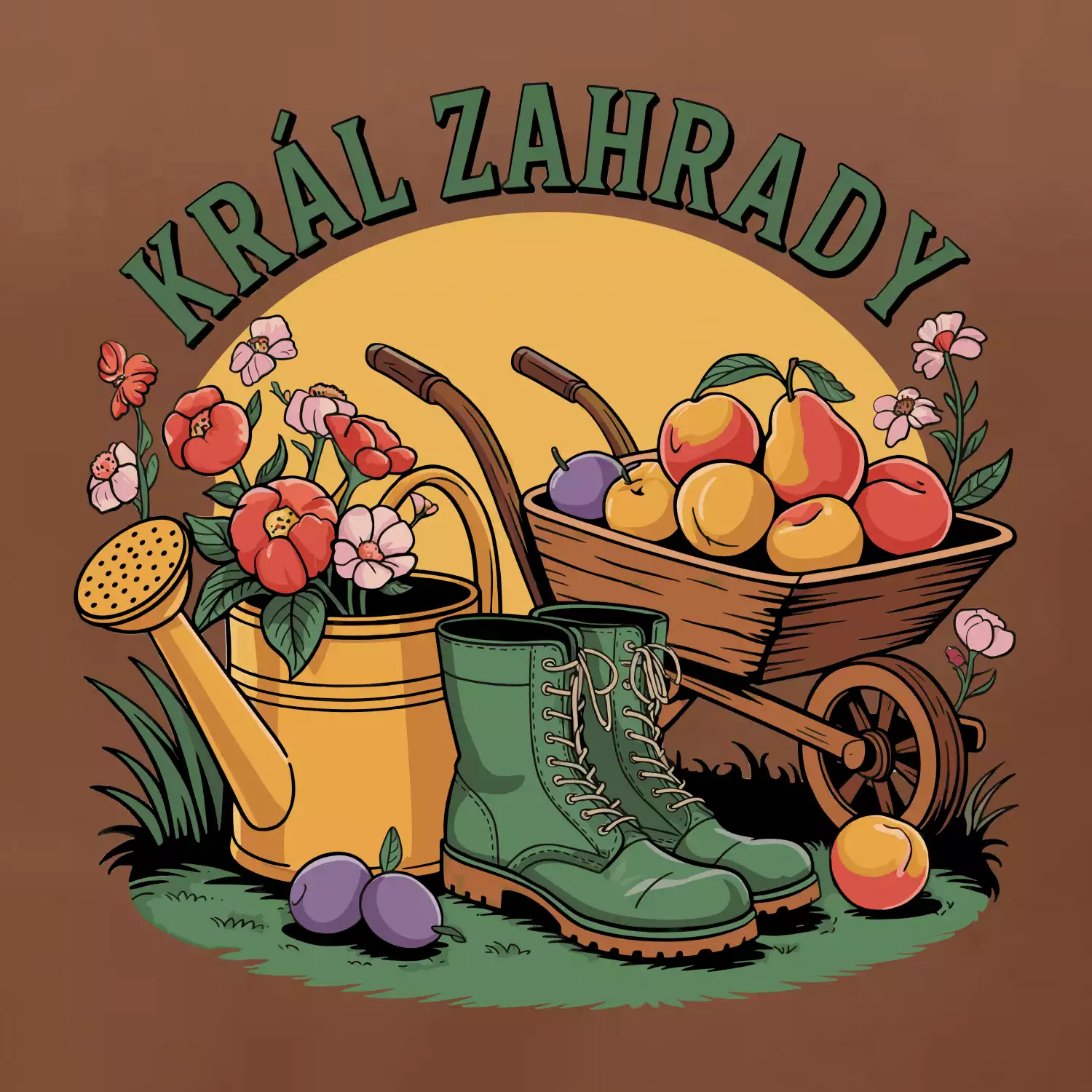Král zahrady - boty