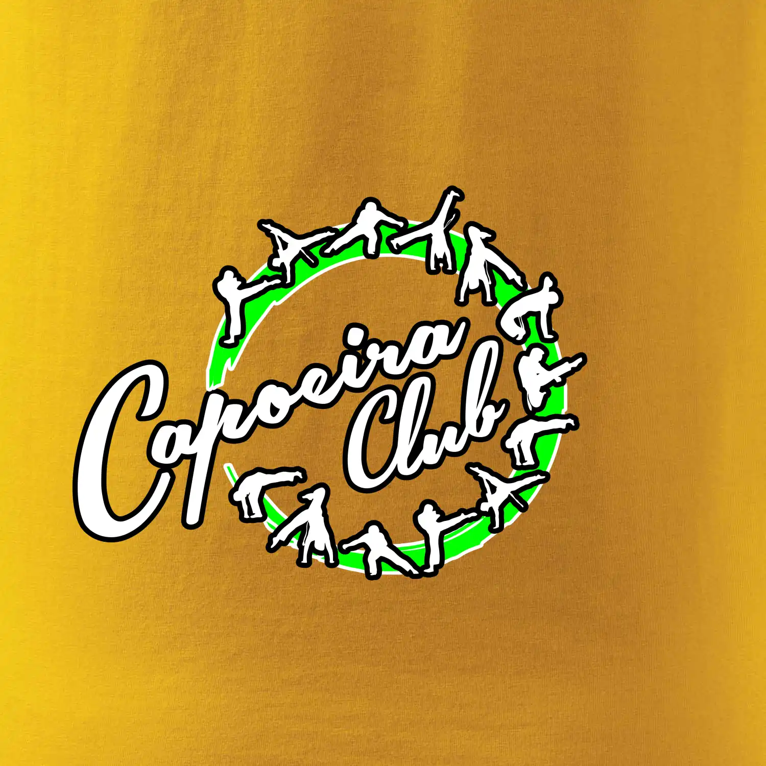 Capoeira club nápis - cviky v kruhu