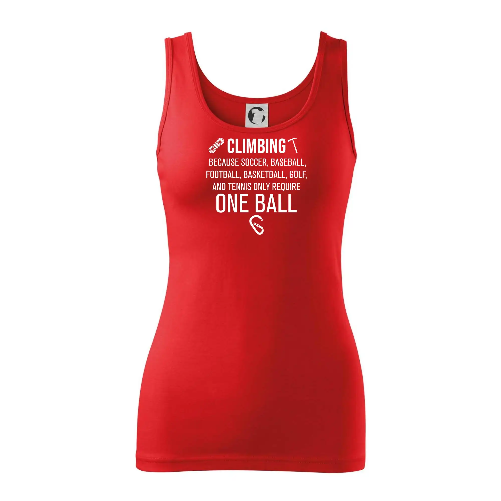 Climbing beacause one ball
