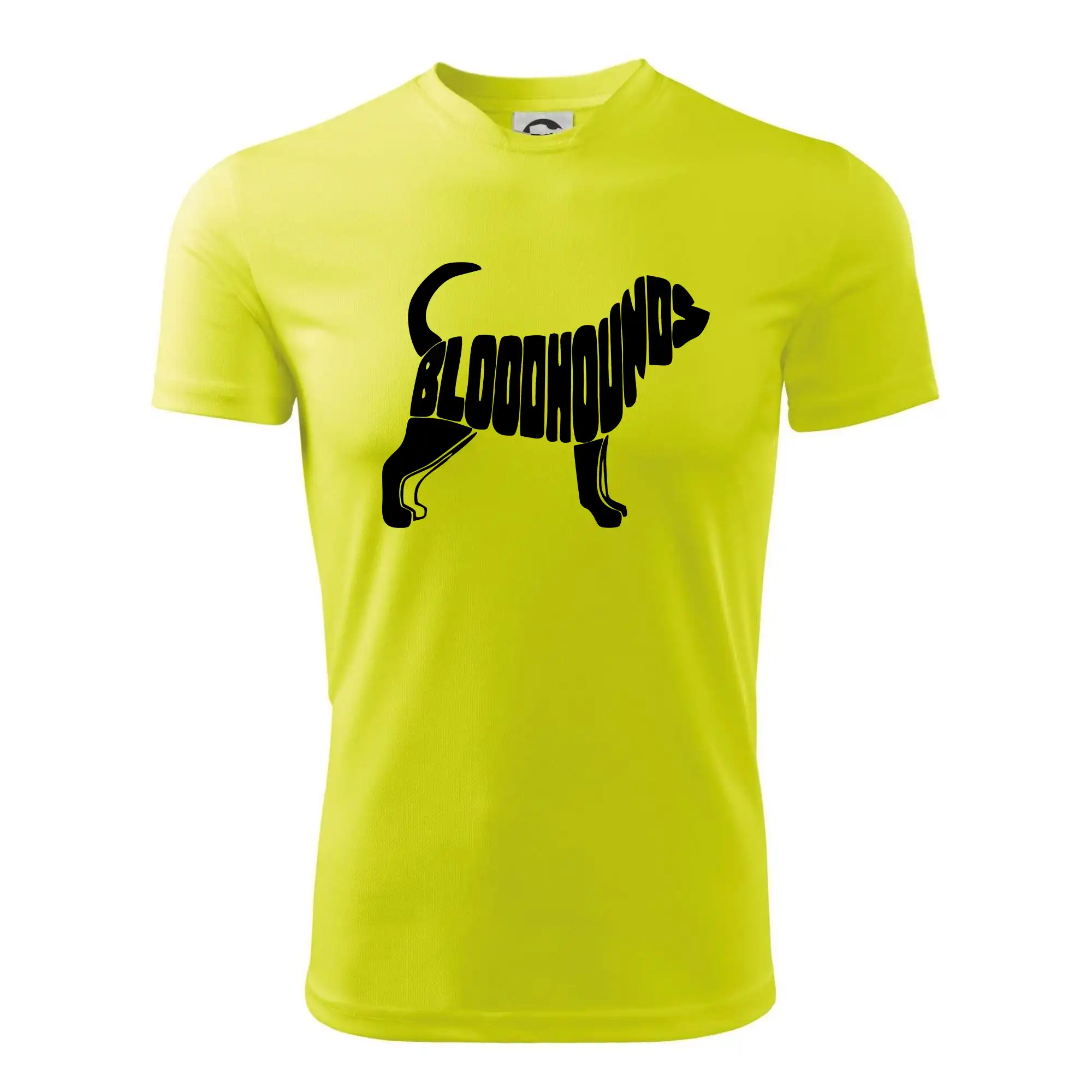 Bloodhound nápis v těle