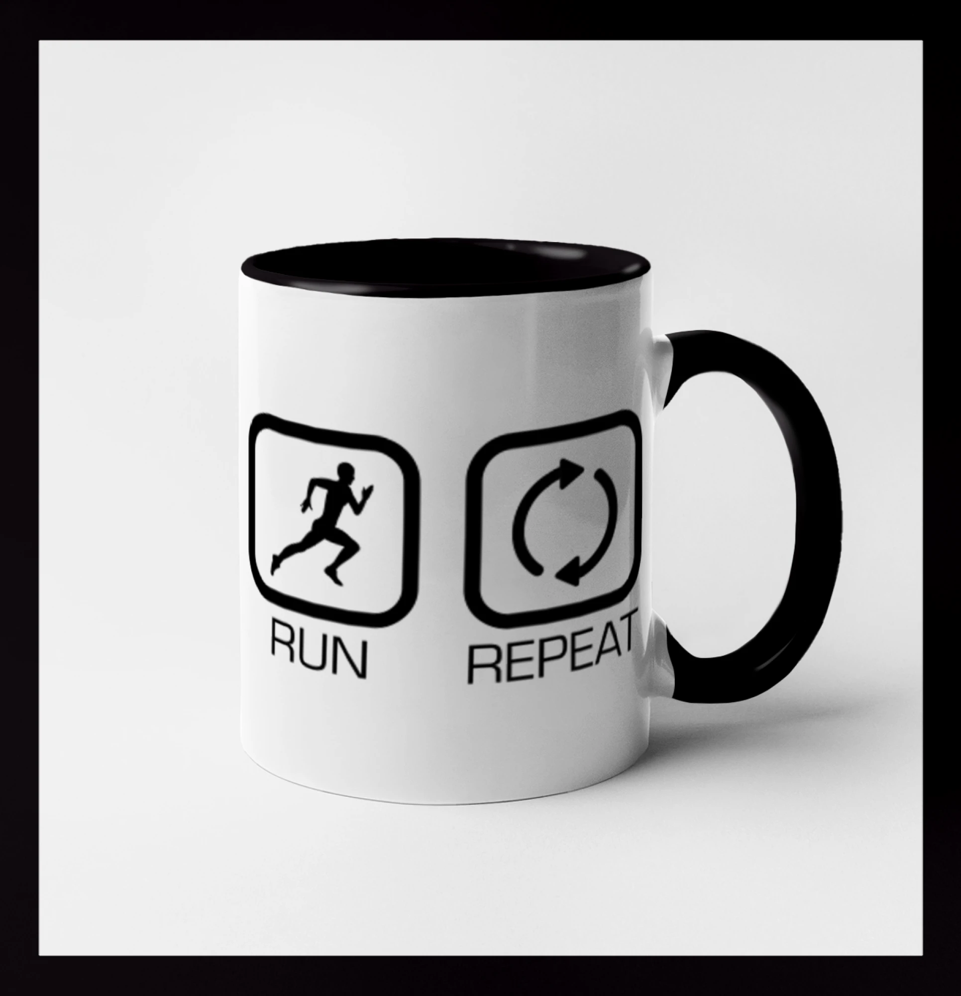 Eat sleep run repeat v řadě