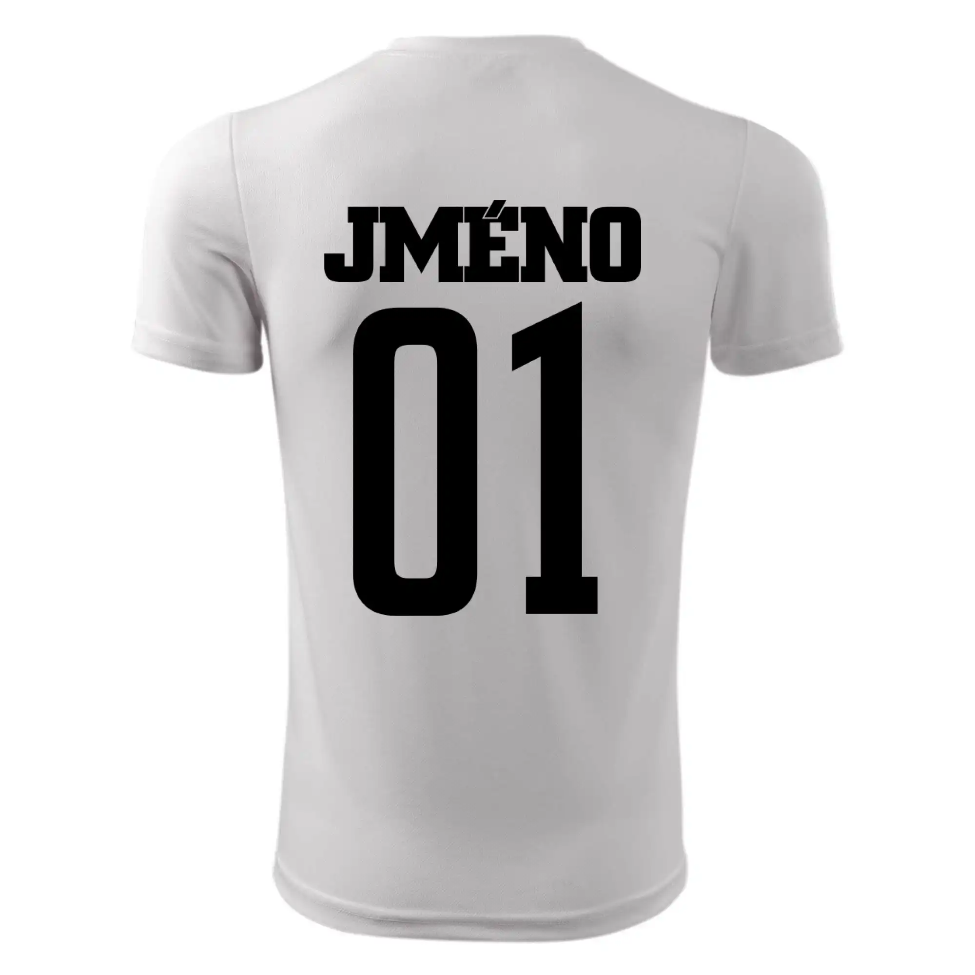 Fotbalový dres - vlastní jméno a číslo