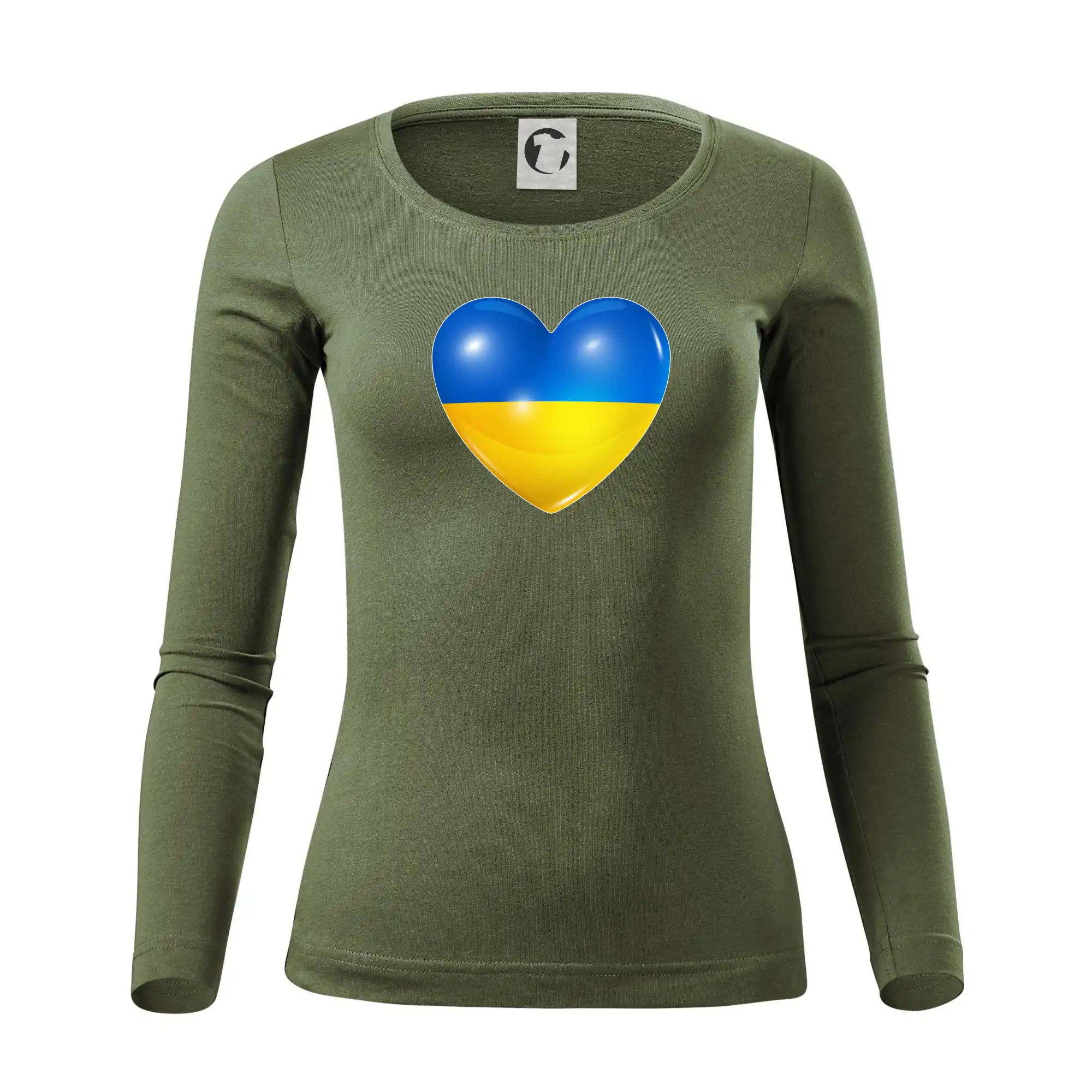 Ukrajina srdce vlajka