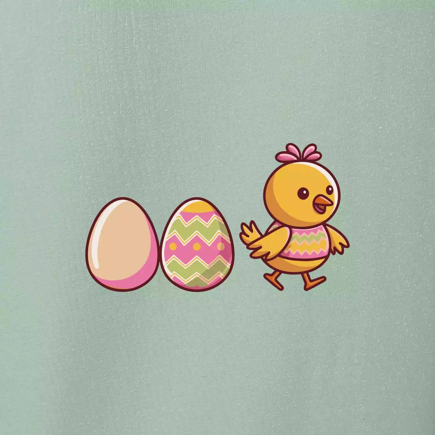 Evoluce vajíčka - velikonoce - kuře