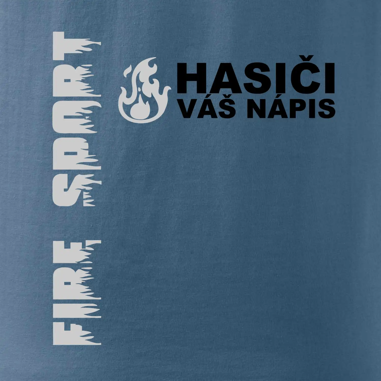 Hasiči REFLEXNÍ (oheň, Firesport, název sboru - vlastní nápis)