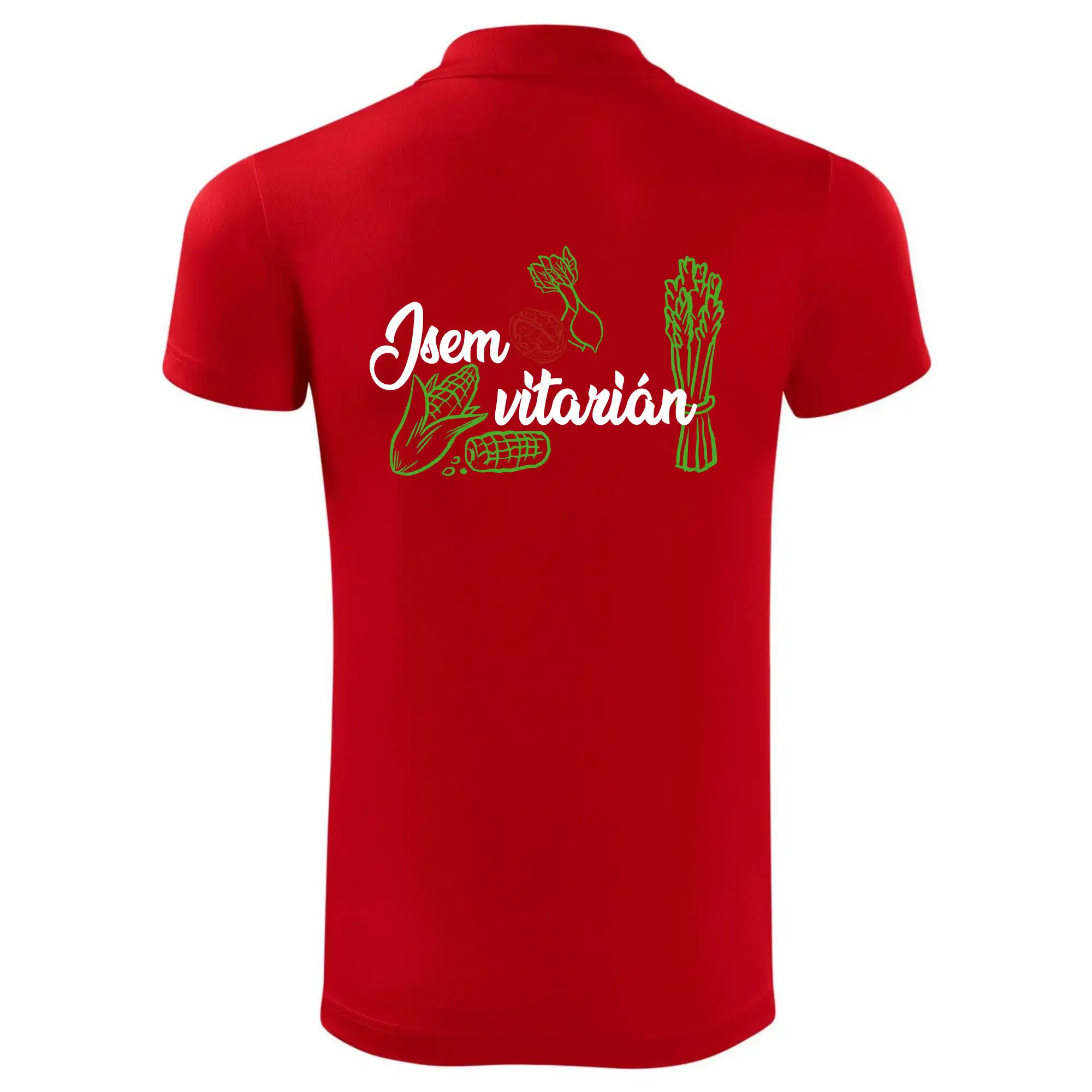 Jsem vitarián - nápis