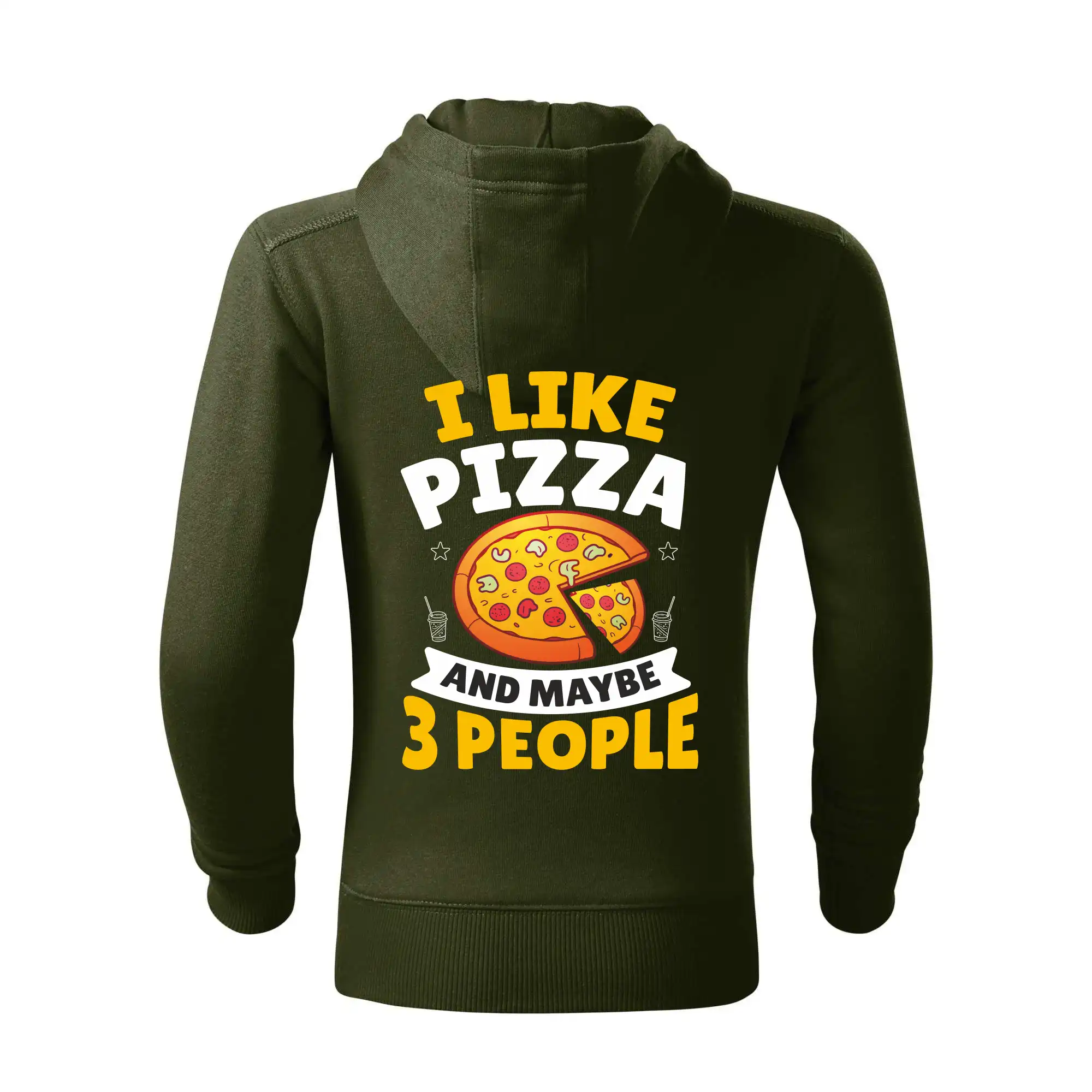 I like pizza and maybe 3 people