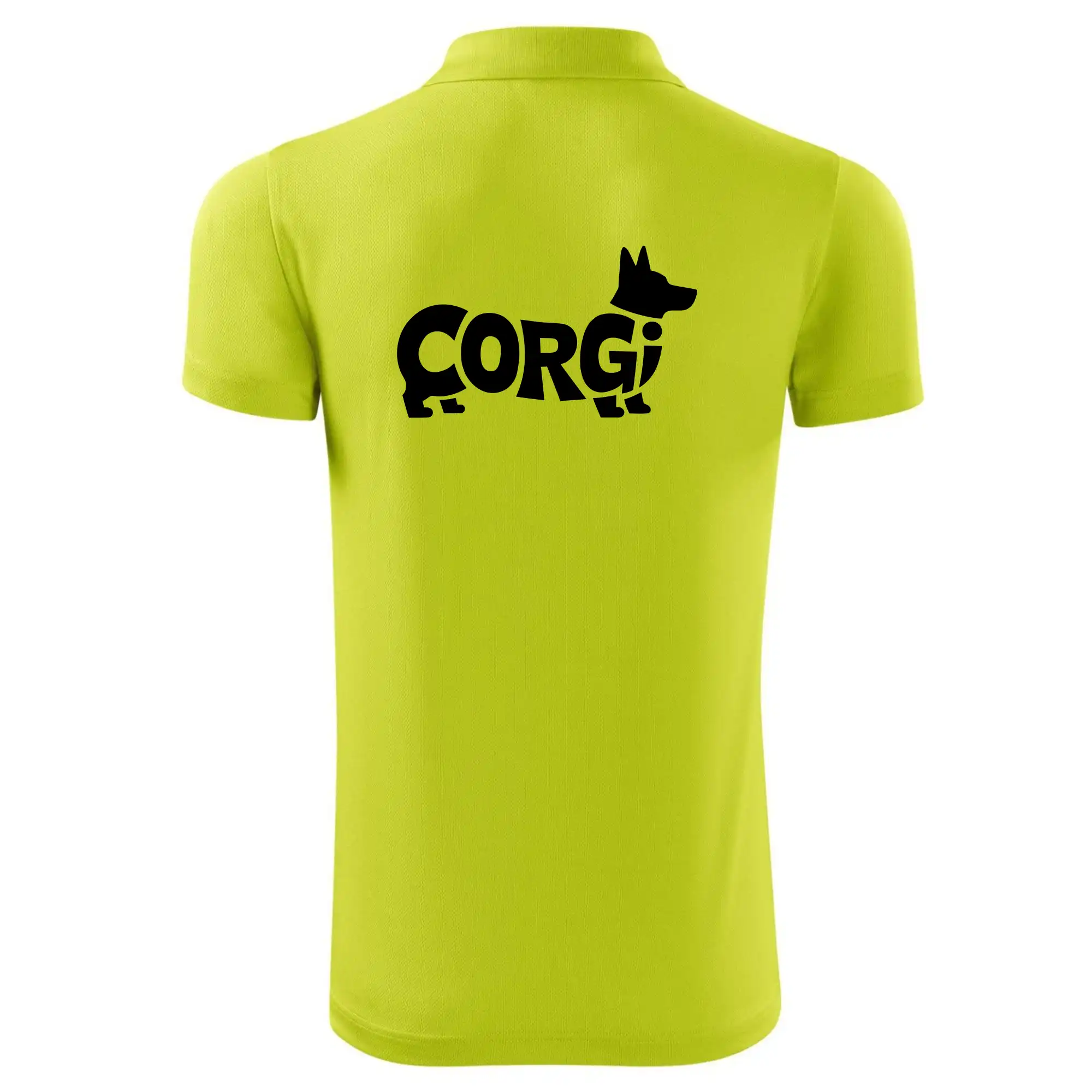 Corgi nápis v těle
