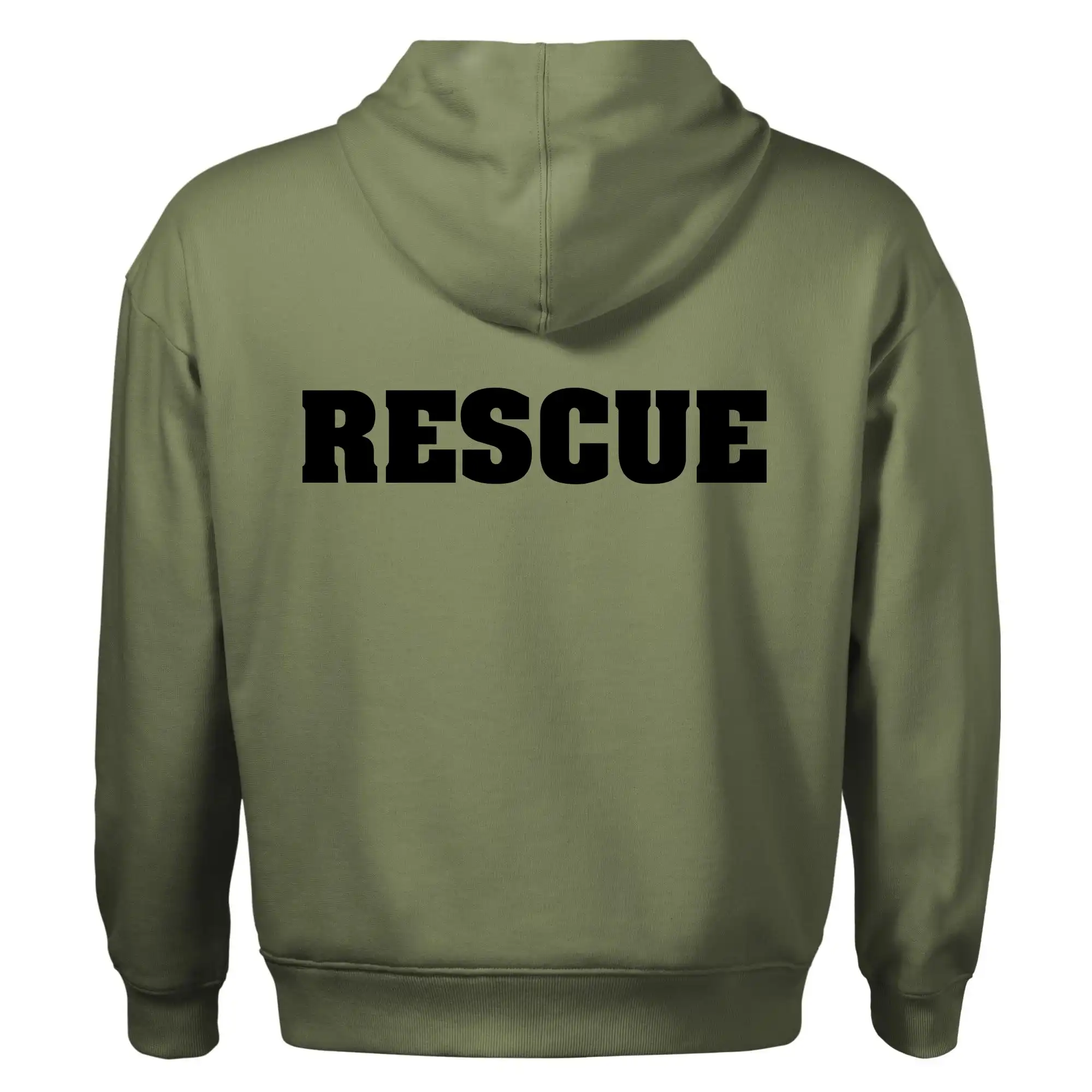 Rescue - Hvězda na prsu +  nápis na zádech