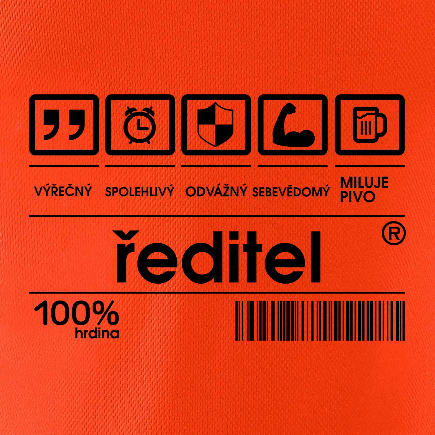 Čárový kód - Ředitel