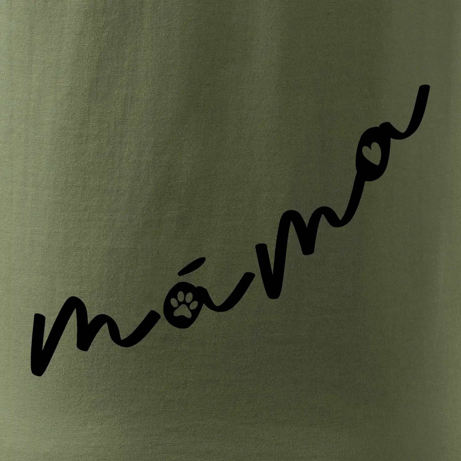 Psí máma se jmény na rukávu