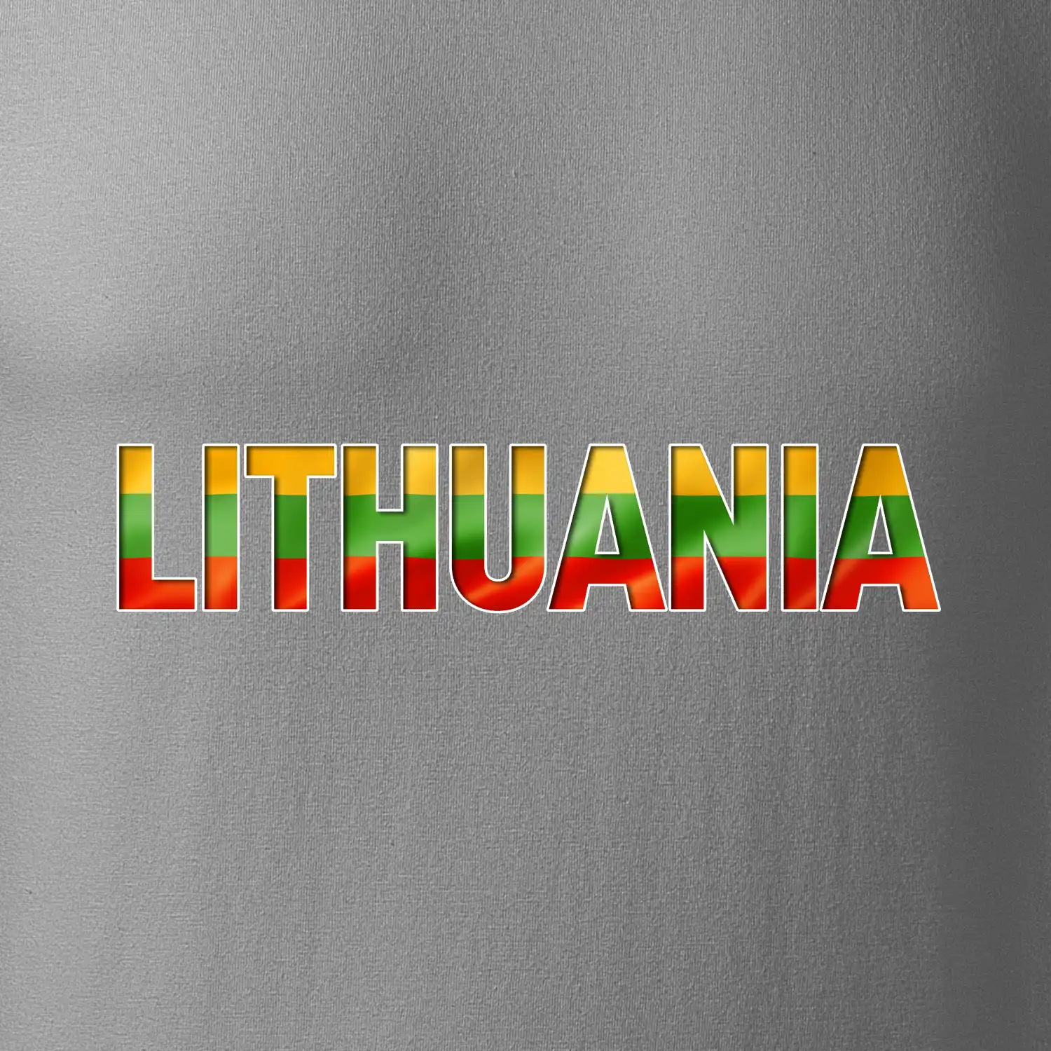 Lithuania - nápis vlajka
