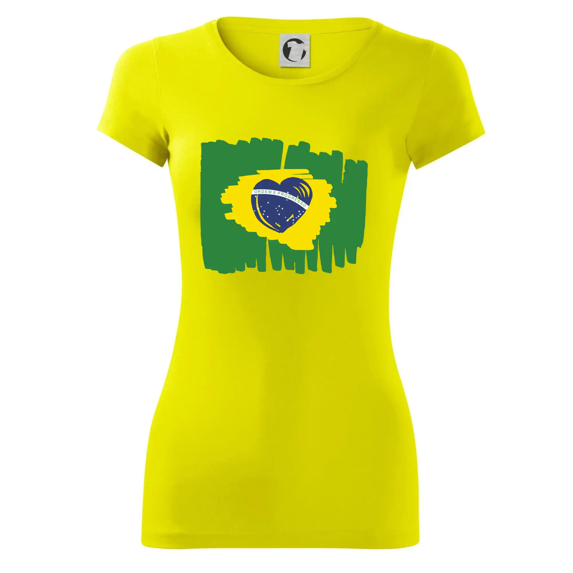 Brazílie vlajka srdce