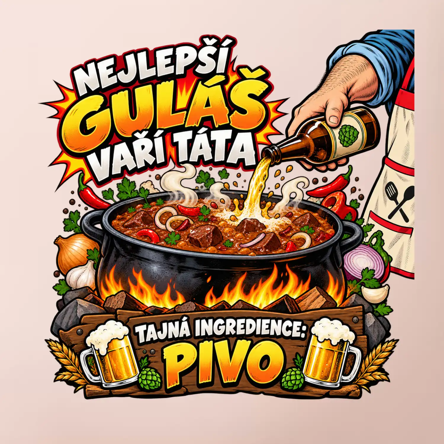 Nejlepší guláš vaří táta Tajná ingredience pivo