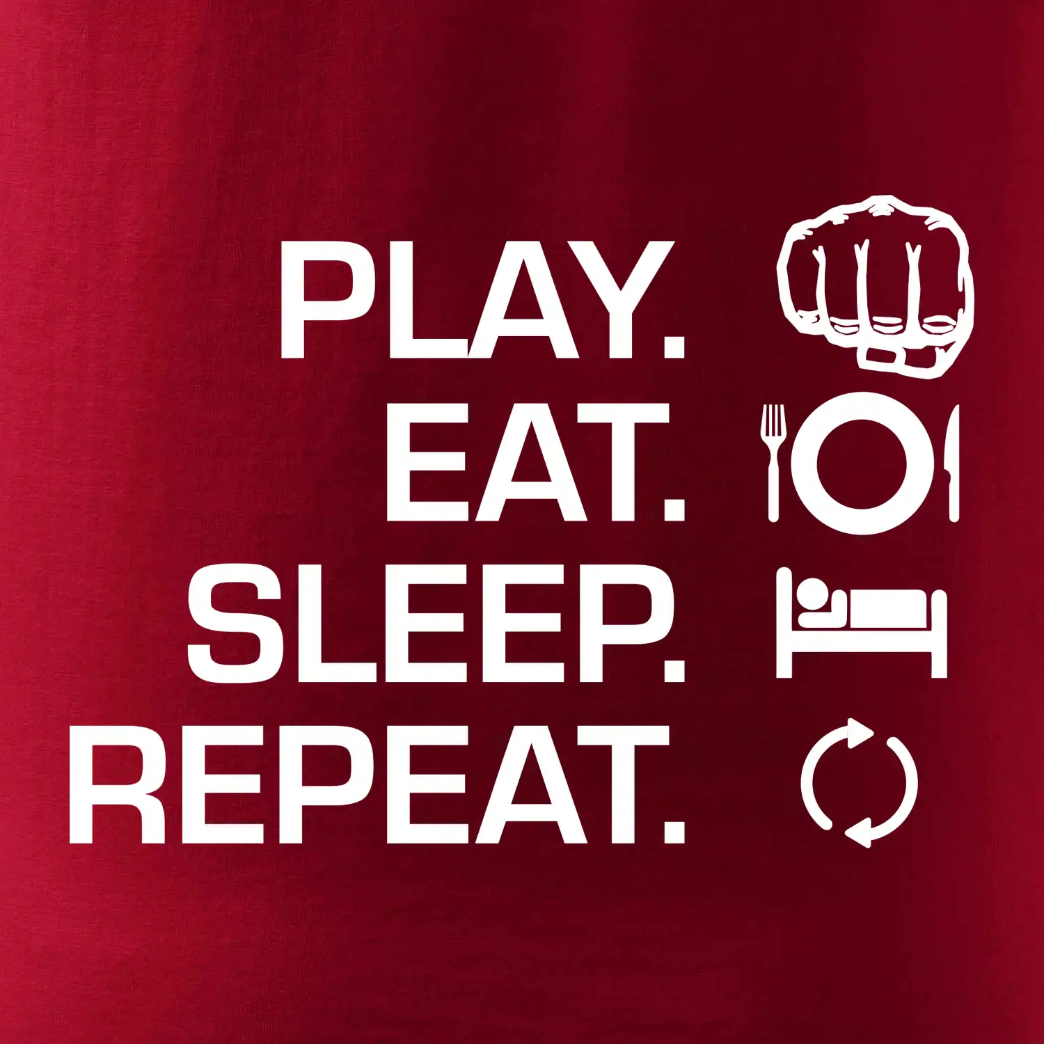 MMA eat sleep repeat