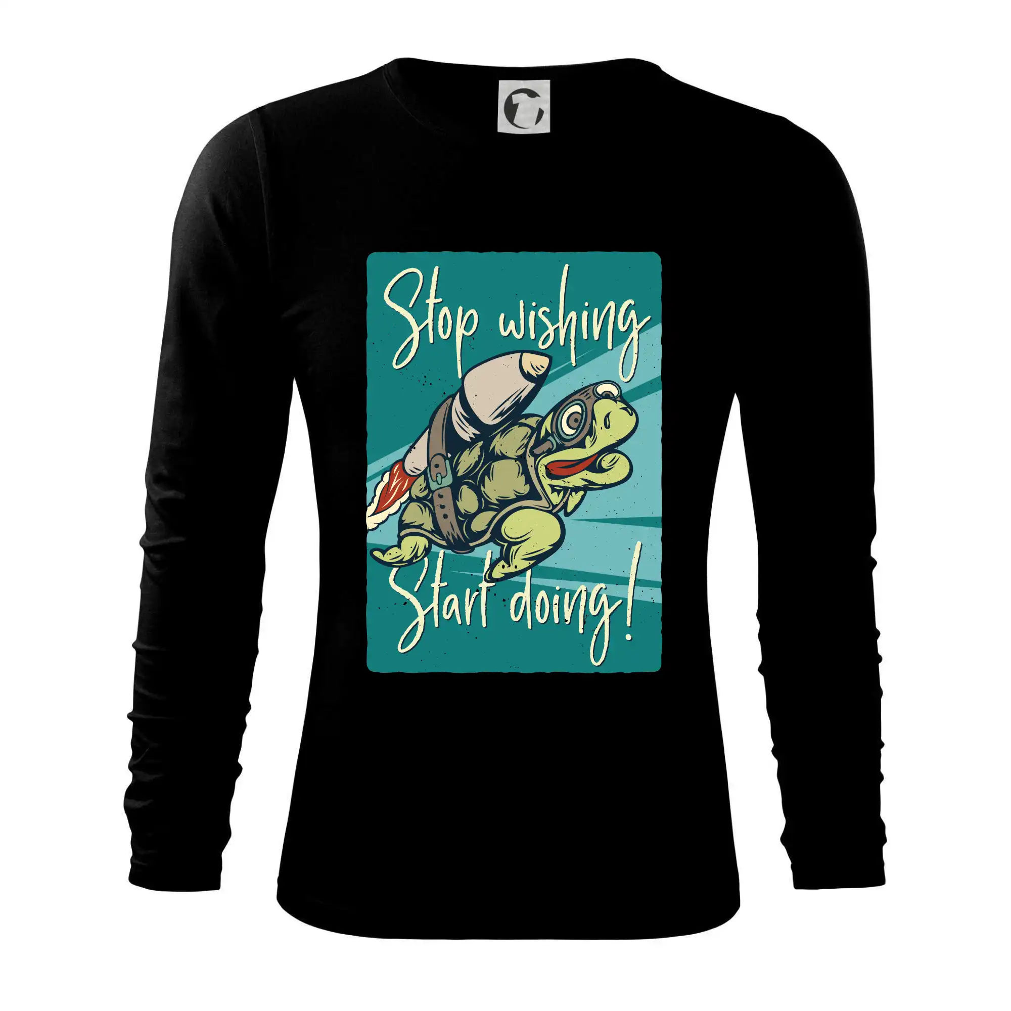 Stop wishing start doing želva