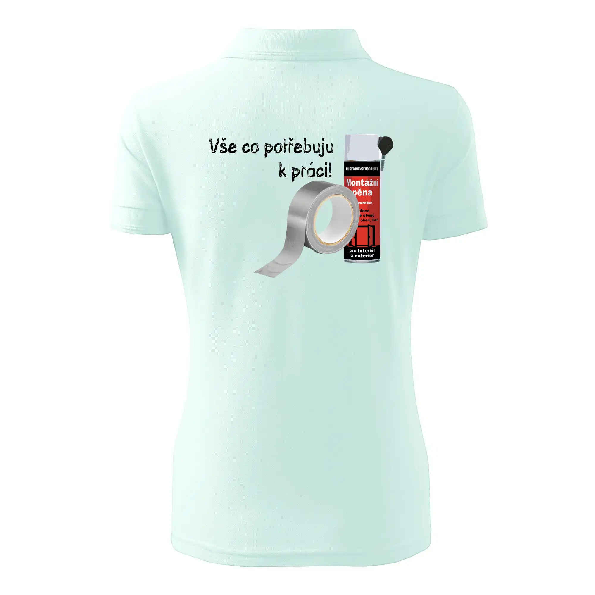 Pěna  a páska - vše co potřebuji k práci