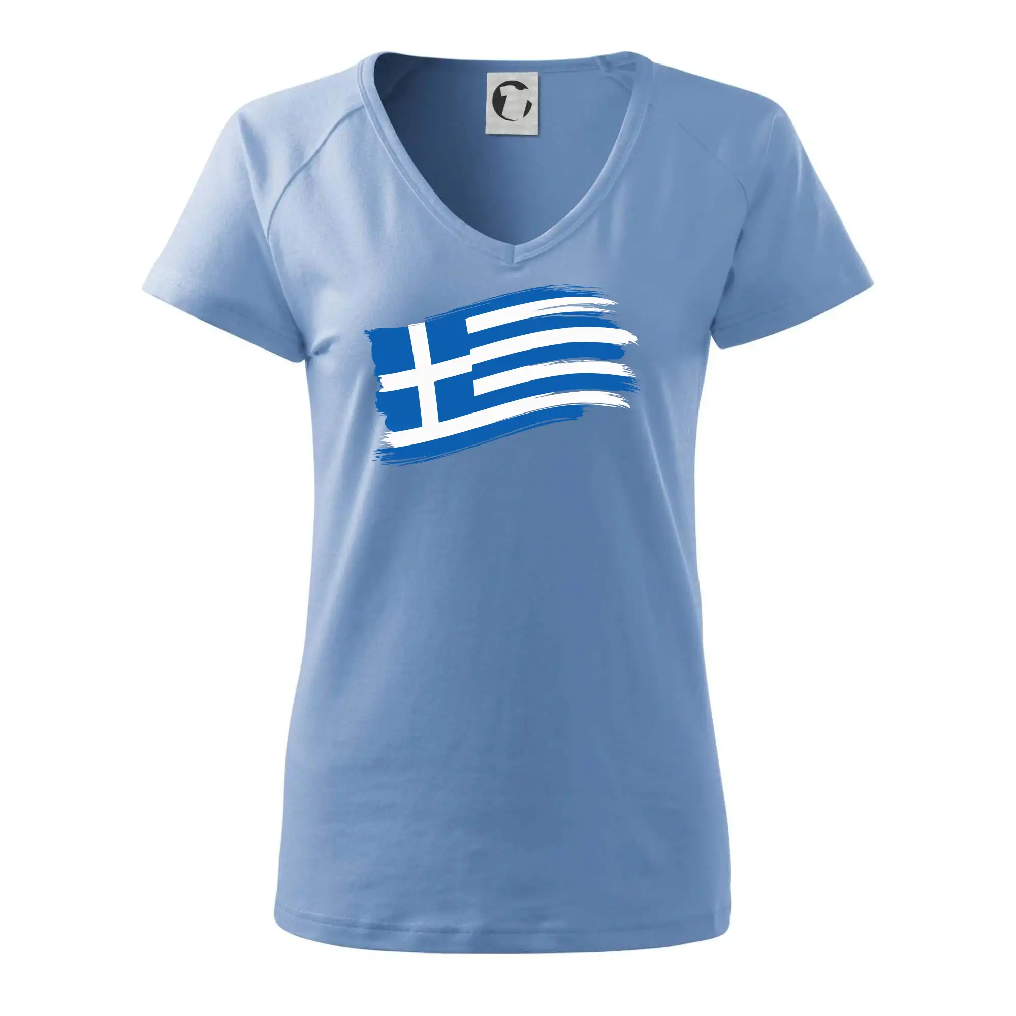 Řecko vlajka - štětkou