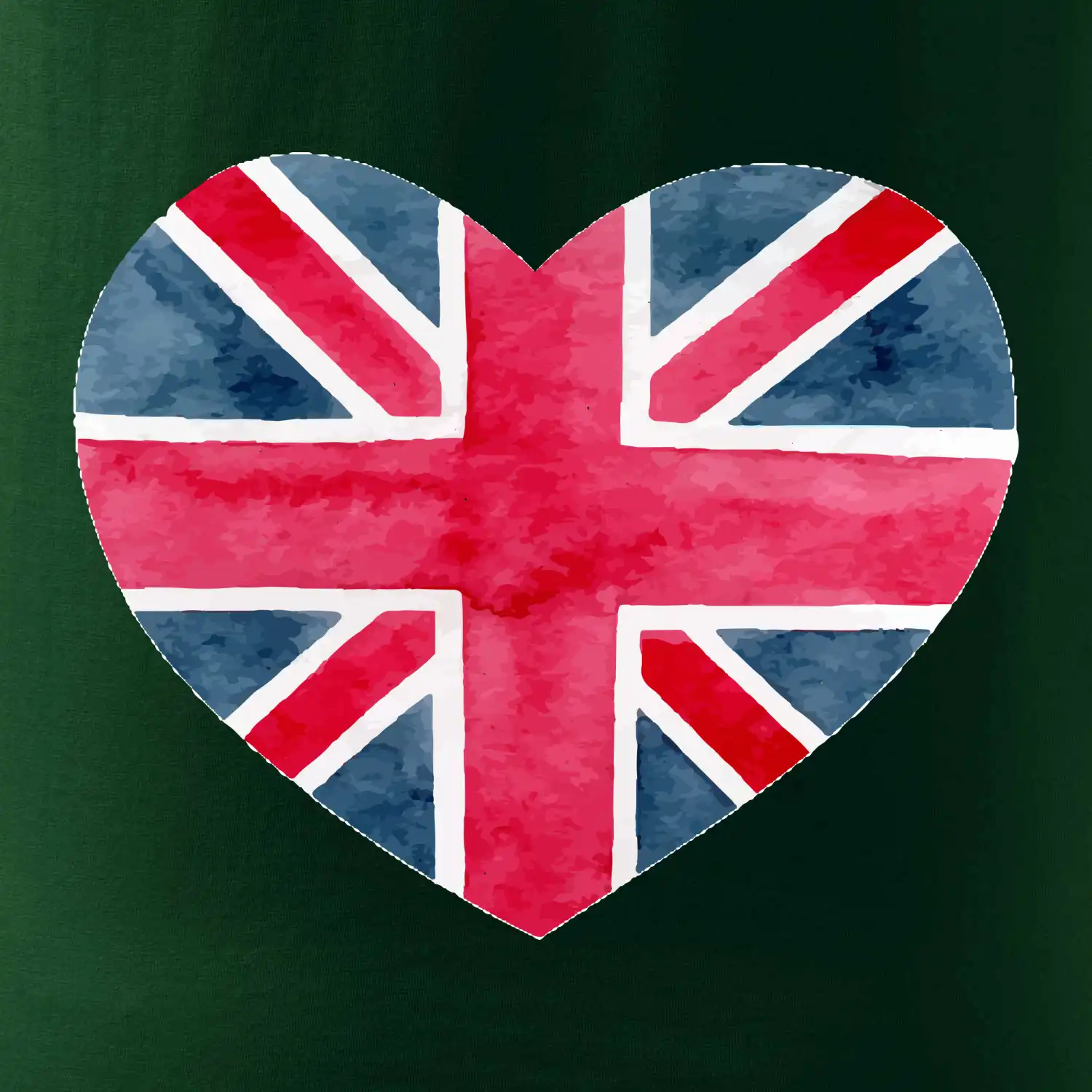 Britské srdce malované