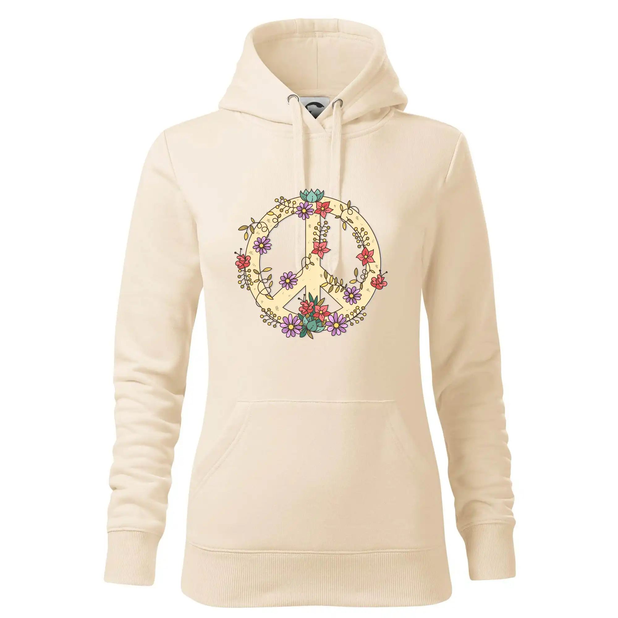 Peace symbol pískový