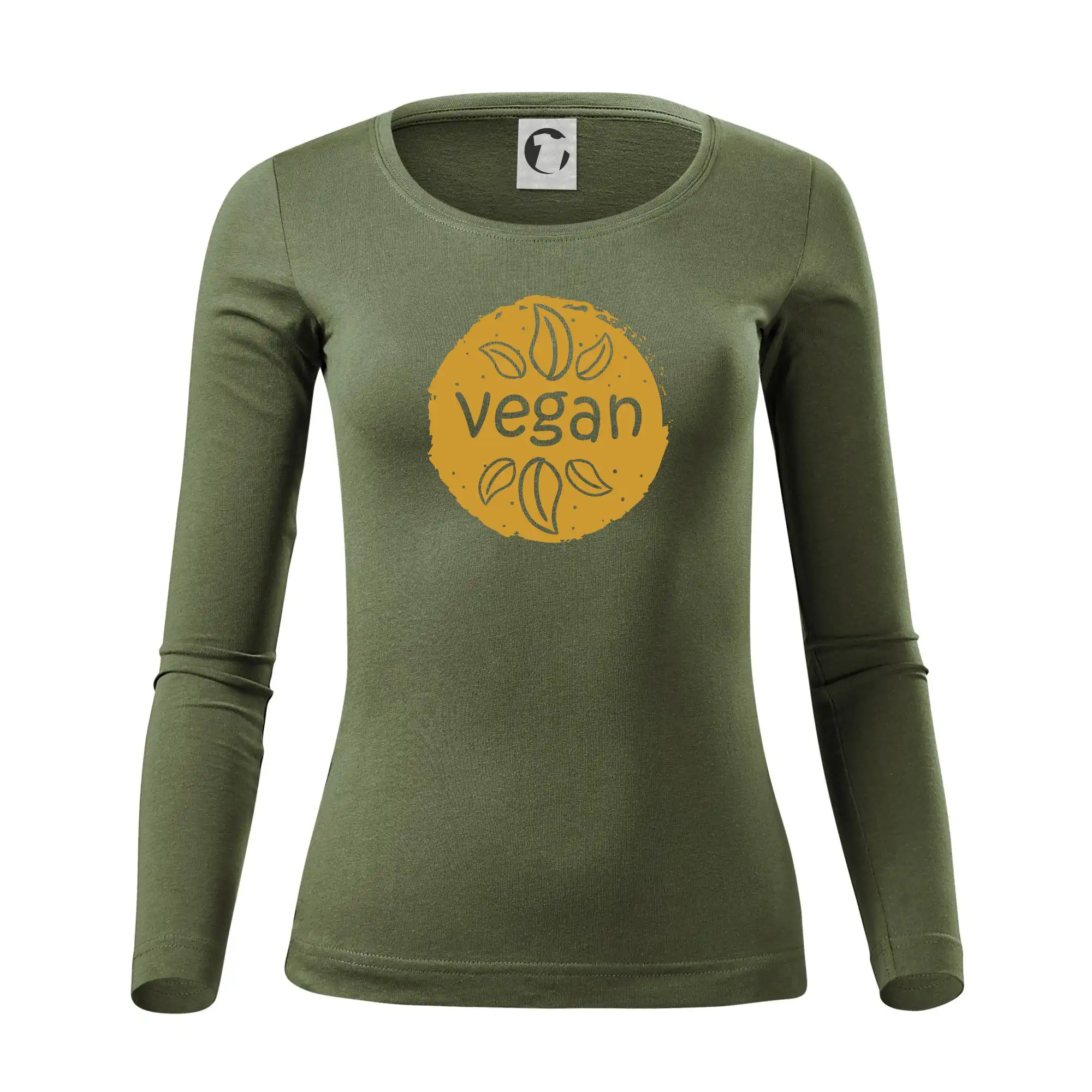 Vegan hnědá kruh