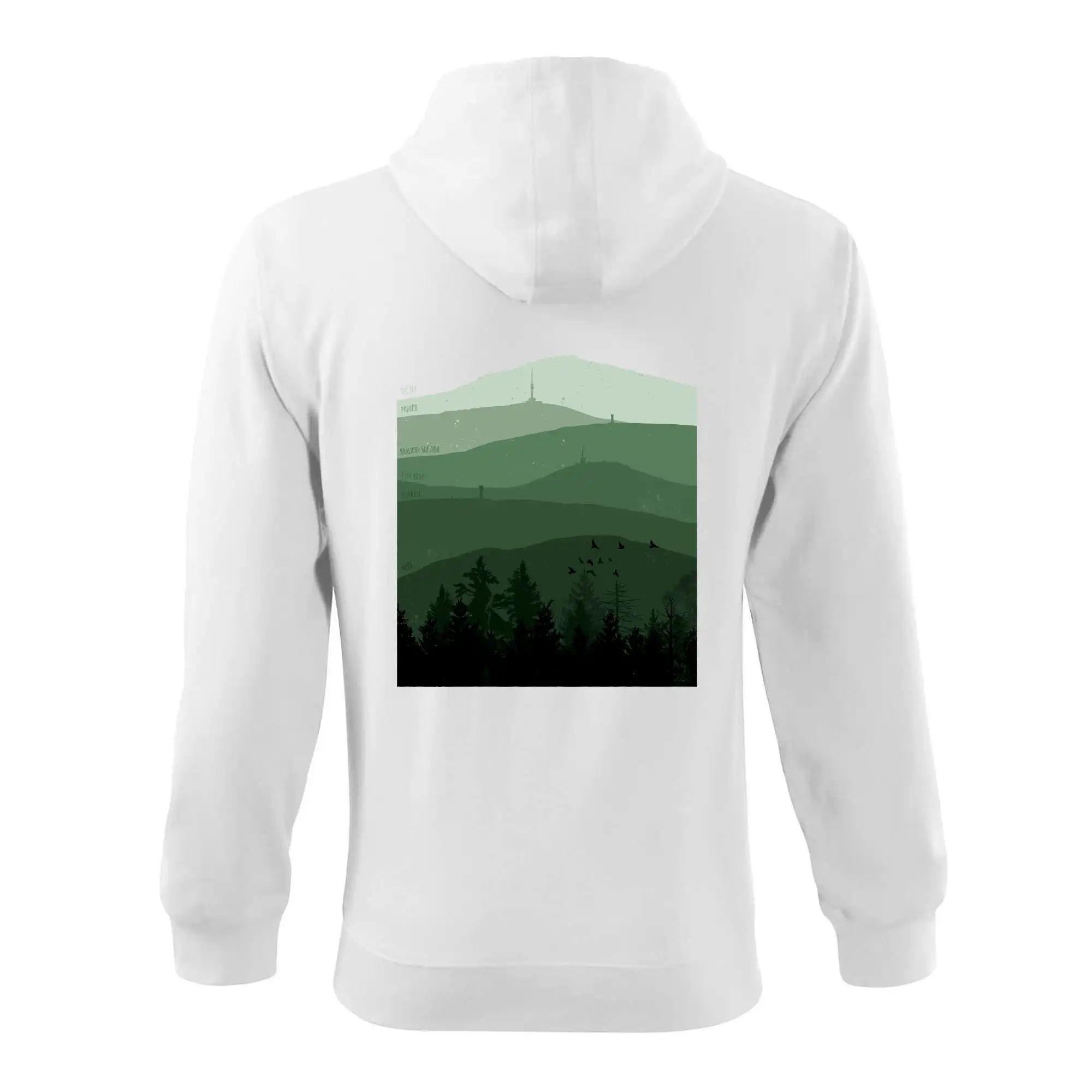 Siluety nejvyšších Českých hor