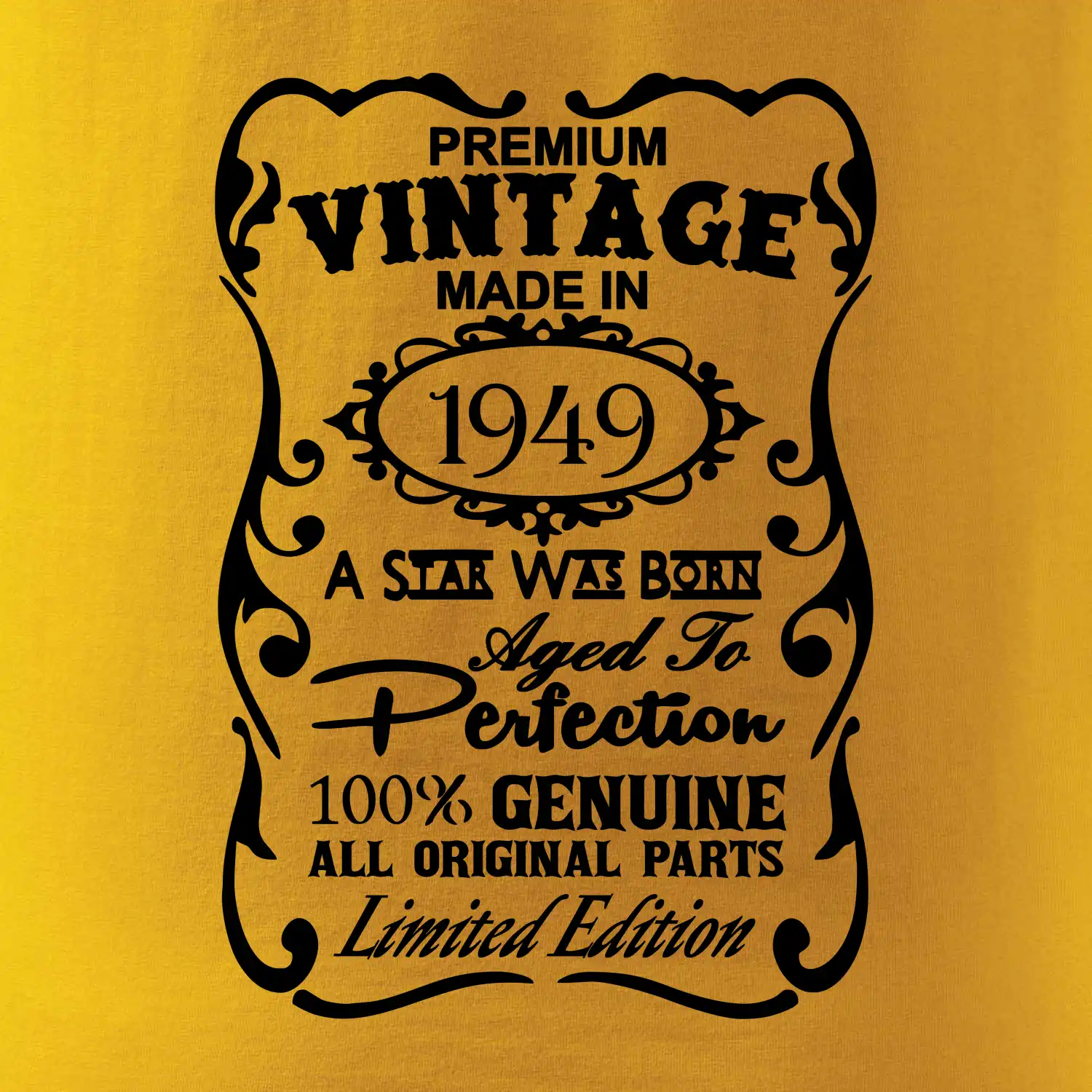 Vintage Etiketa - 1949