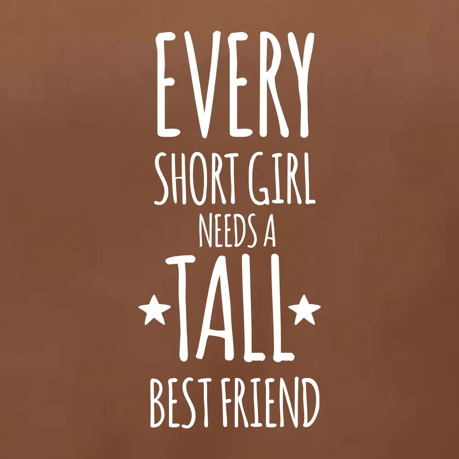 Every short girl needs a tall best friend