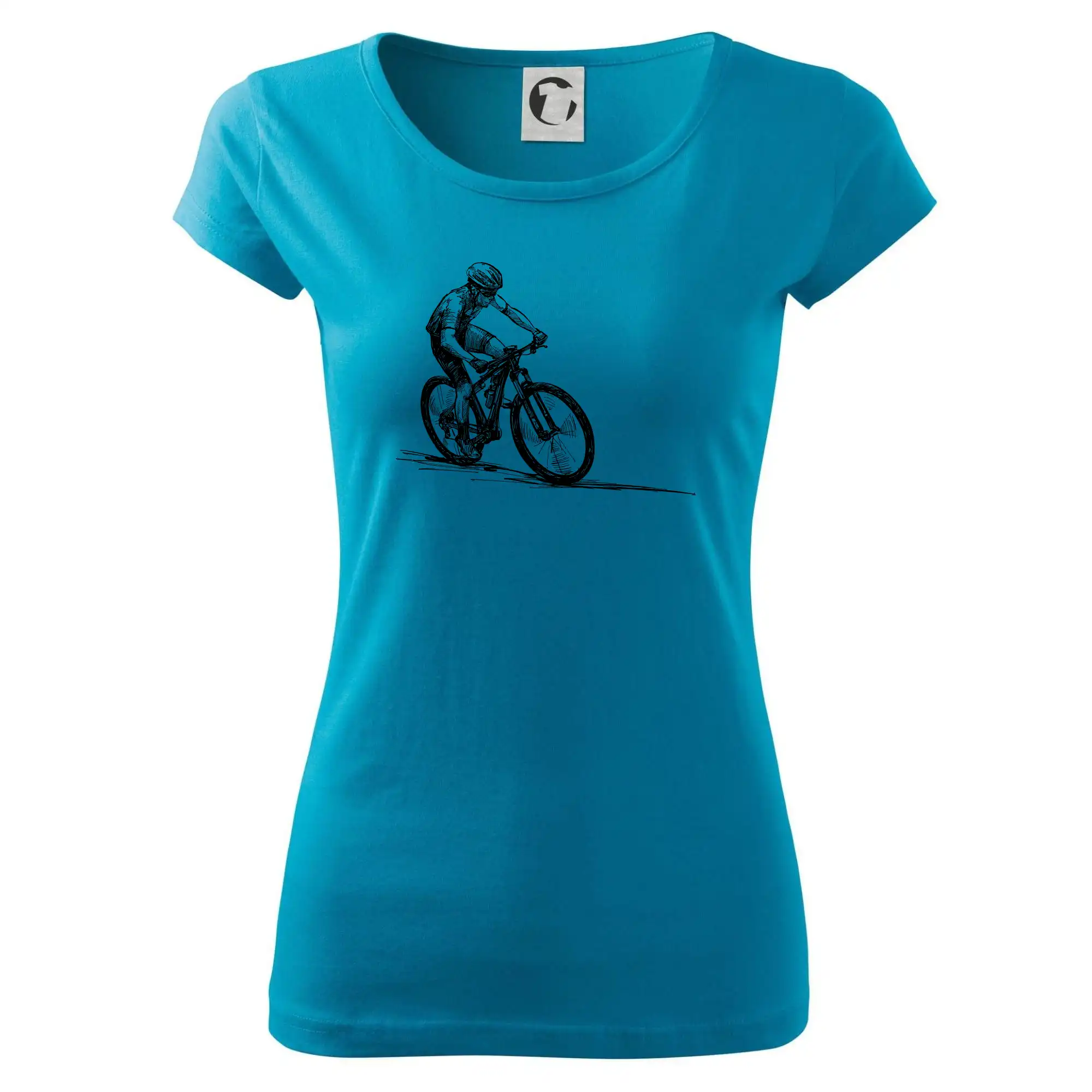 MTB kreslený cyklista