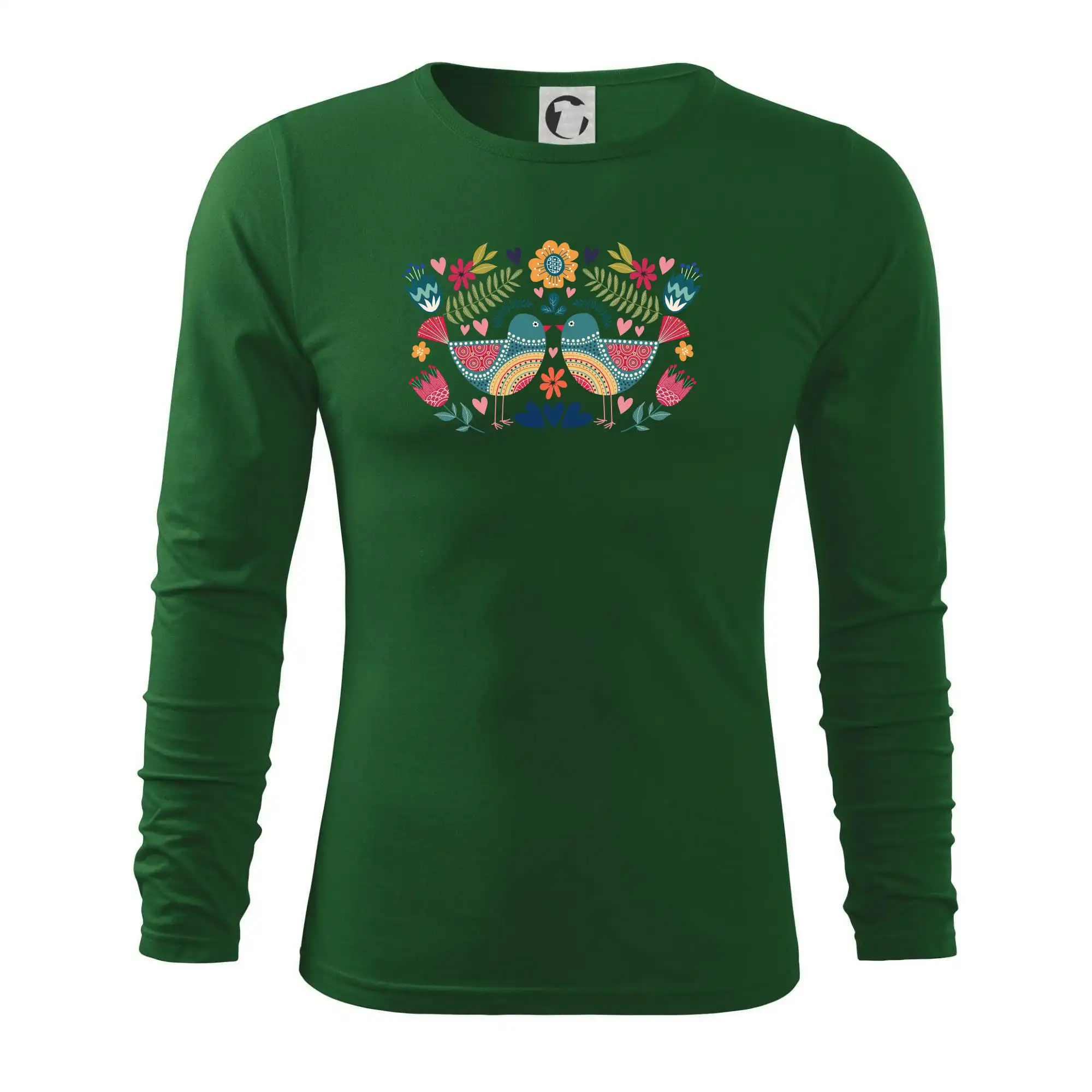 Folklor - dva barevní ptáčci