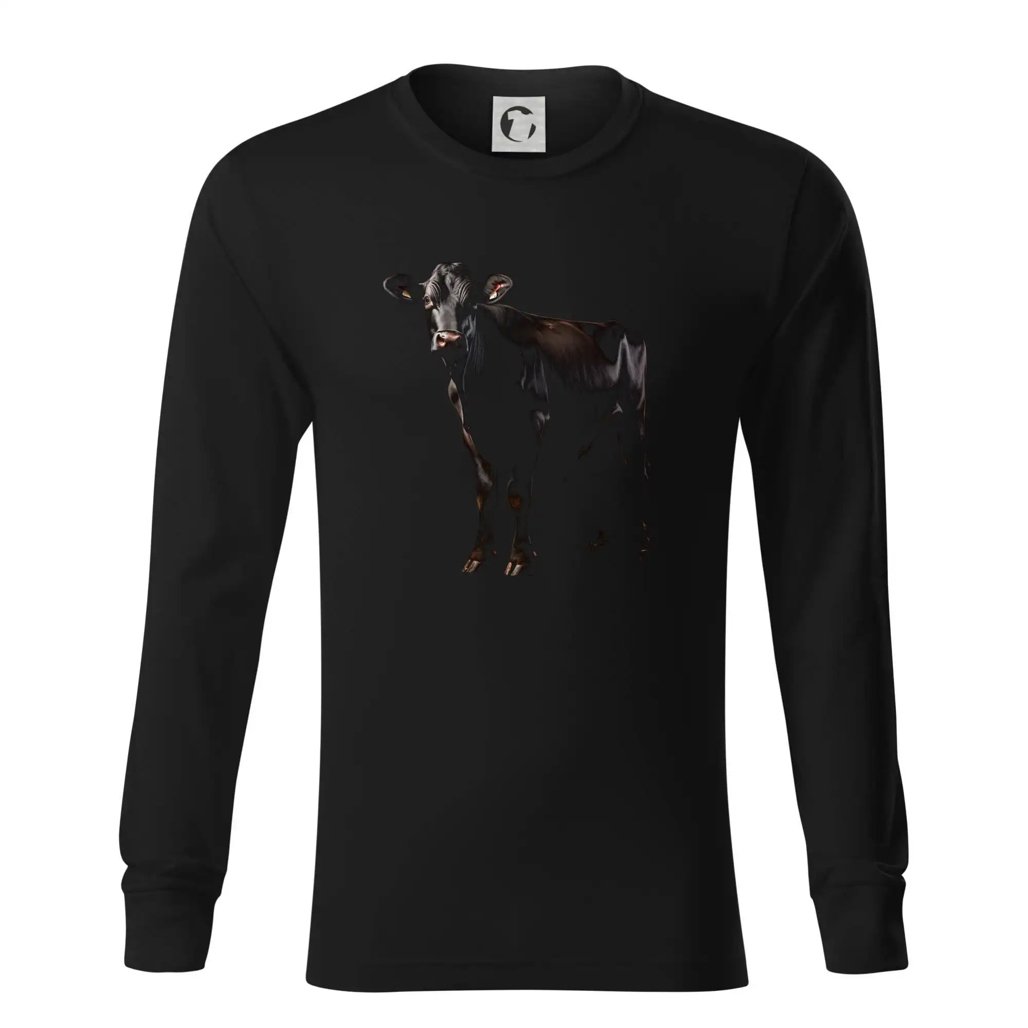 Černá kráva  černá fotka