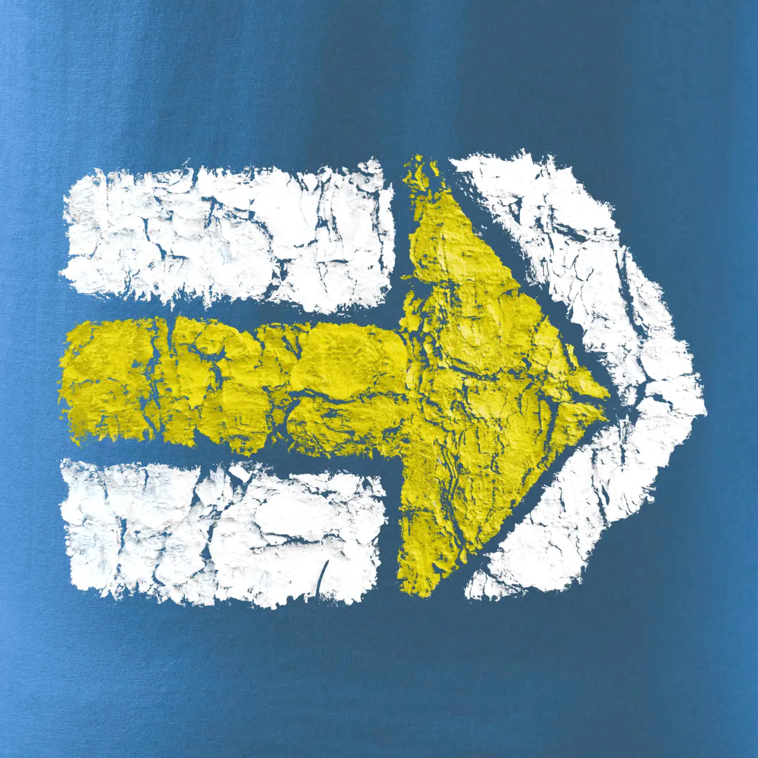 Párová turistická značka žlutá