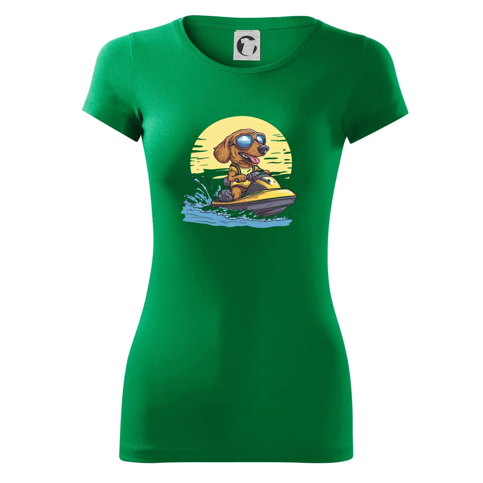 Jezevčík na vodním skútru