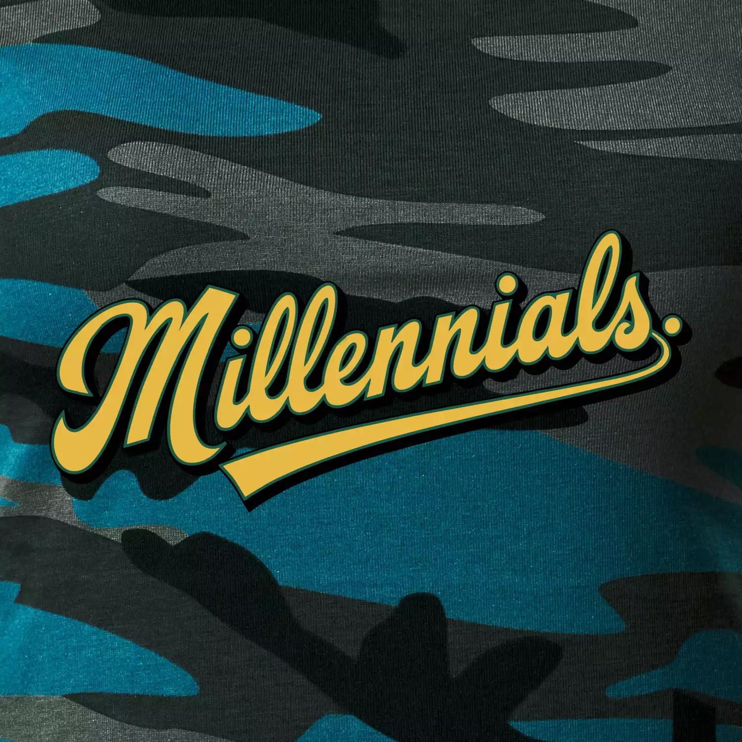 Generace Y - Millennials žlutý nápis