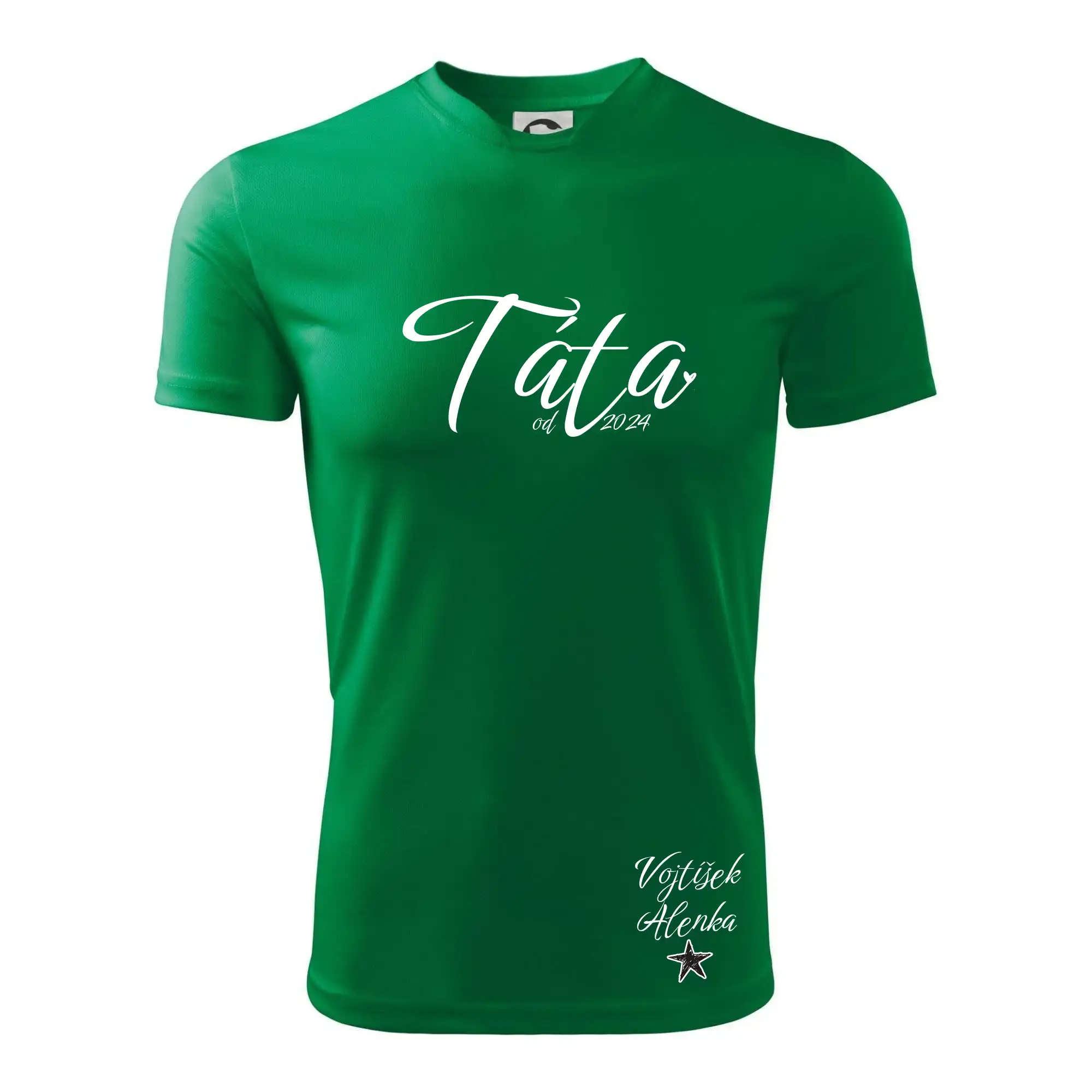 Táta od roku + jména dětí dole vlevo