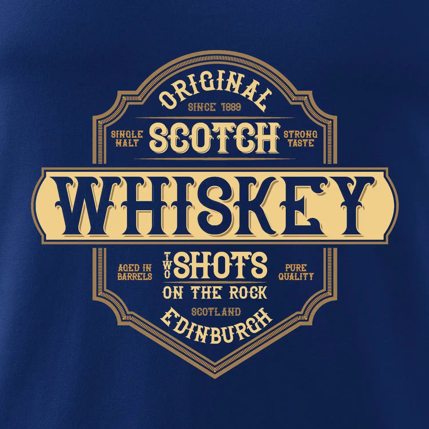 Original whiskey etiket