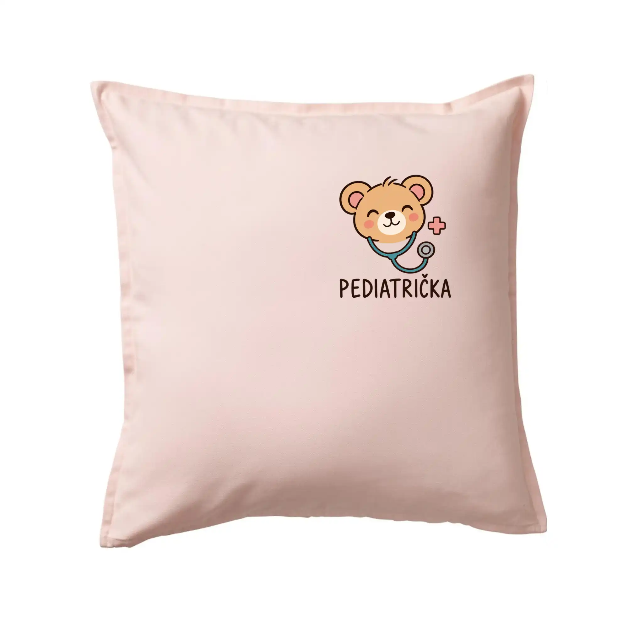 Pediatrička - minimalistický medvídek s křížkem