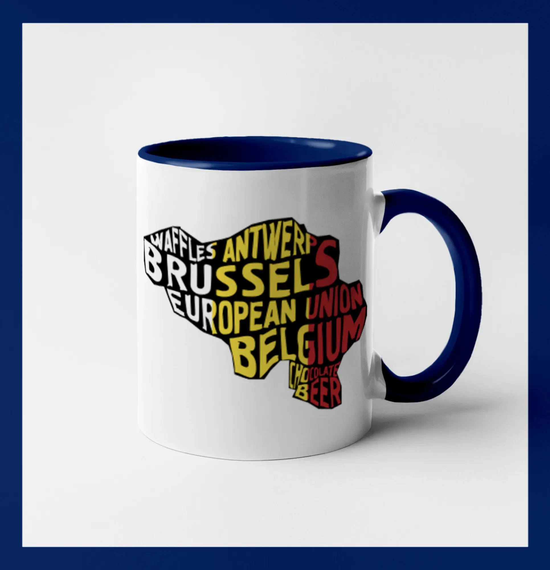 Mapy - názvy měst - Belgie