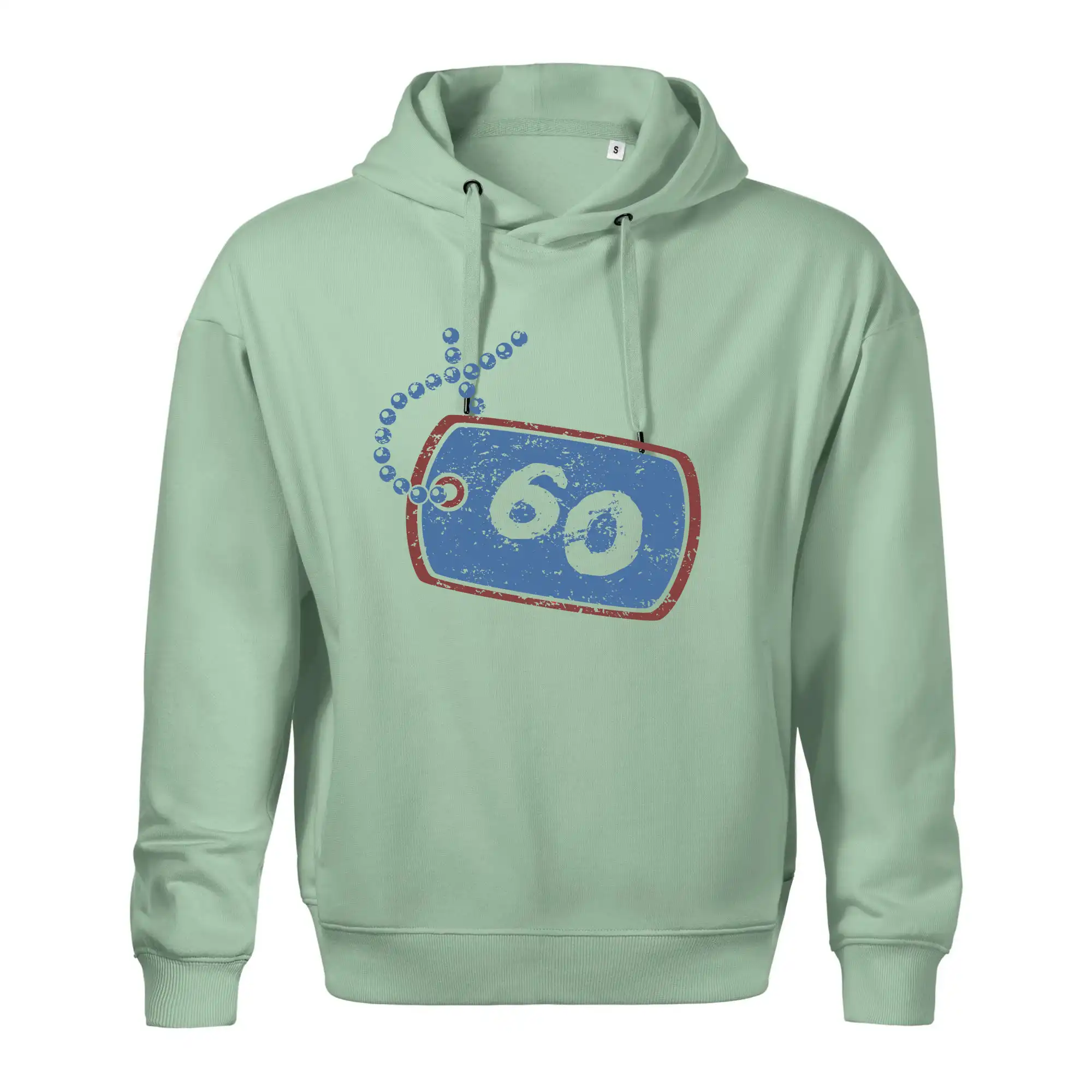 60 na krku štítek