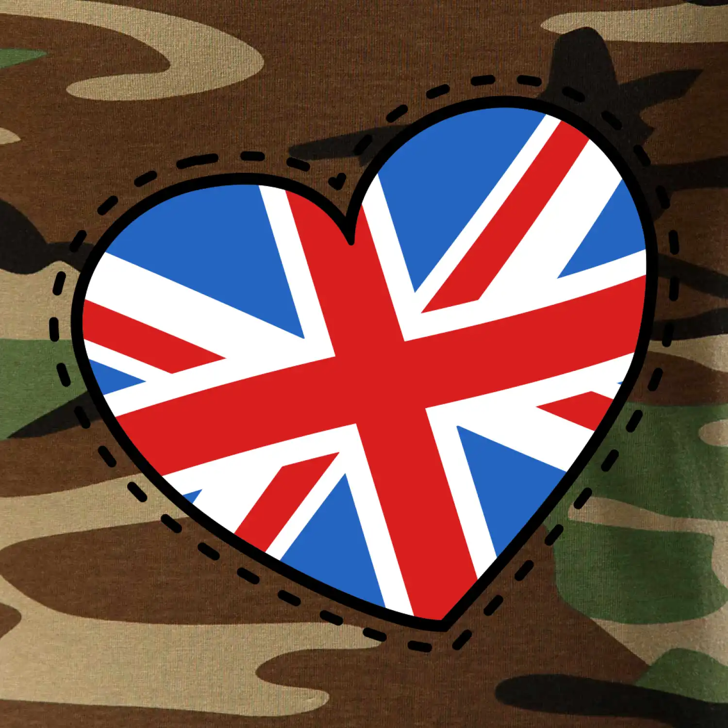 Británie srdce prso