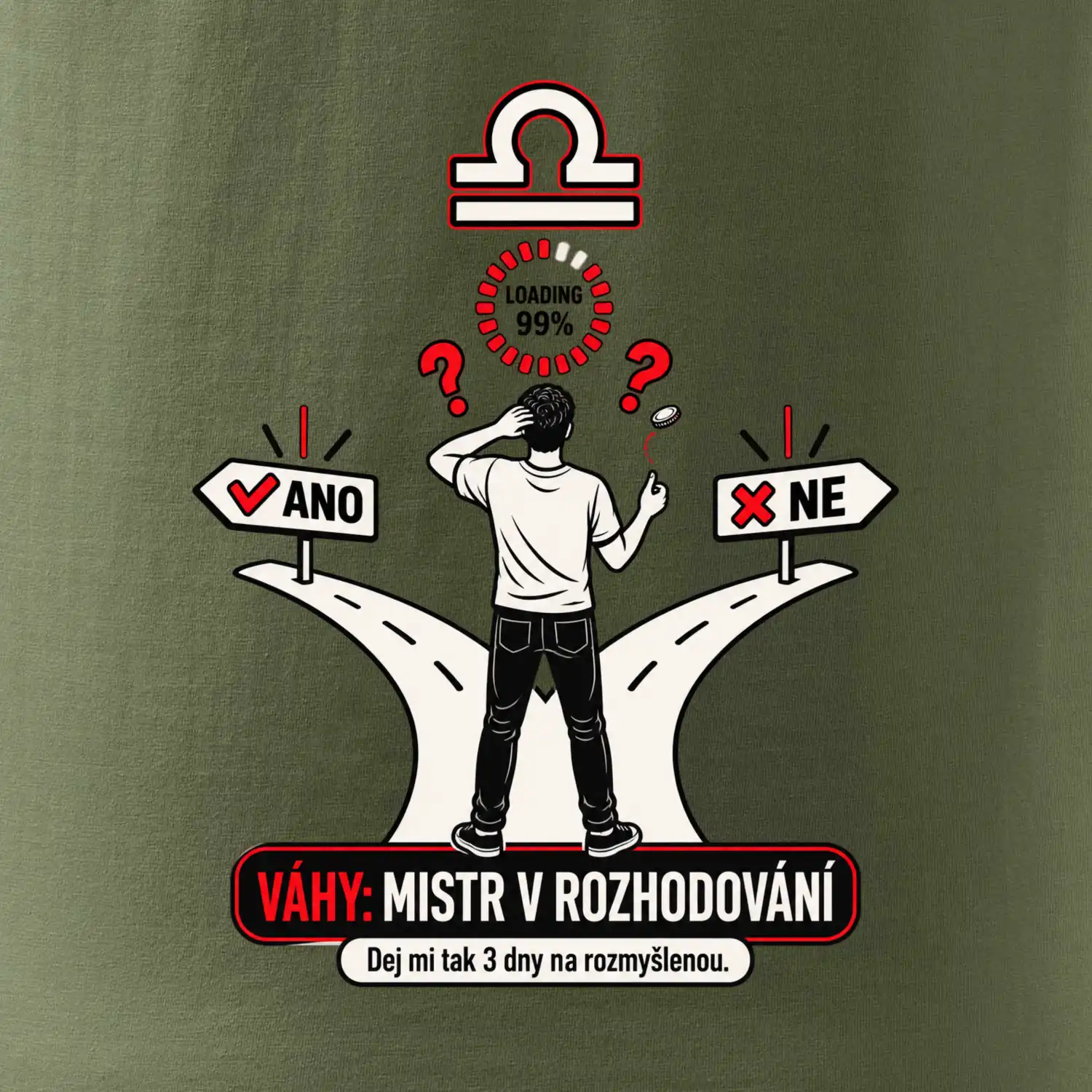 Váhy Mistr v rozhodování 50 50