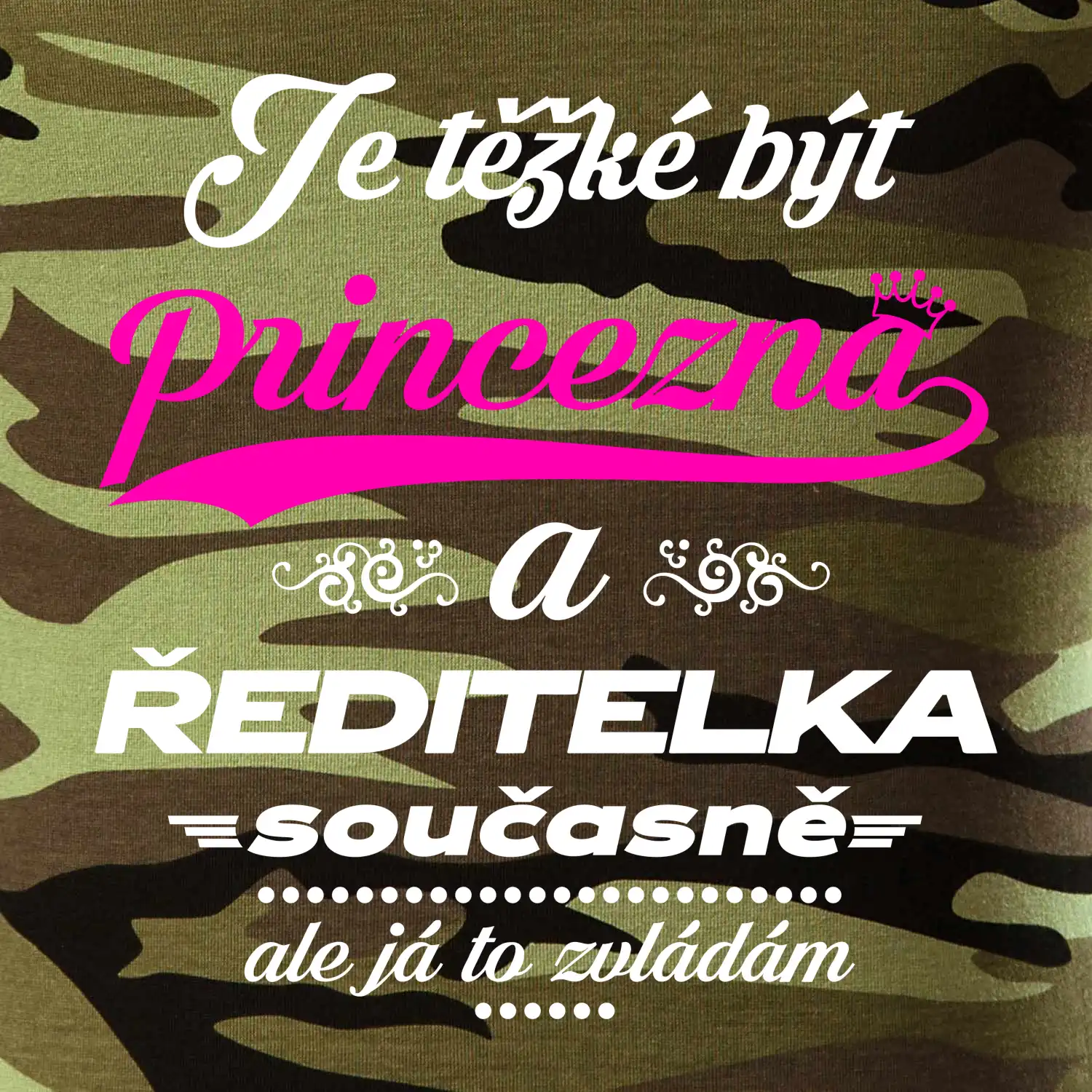 Je těžké být princezna - ředitelka