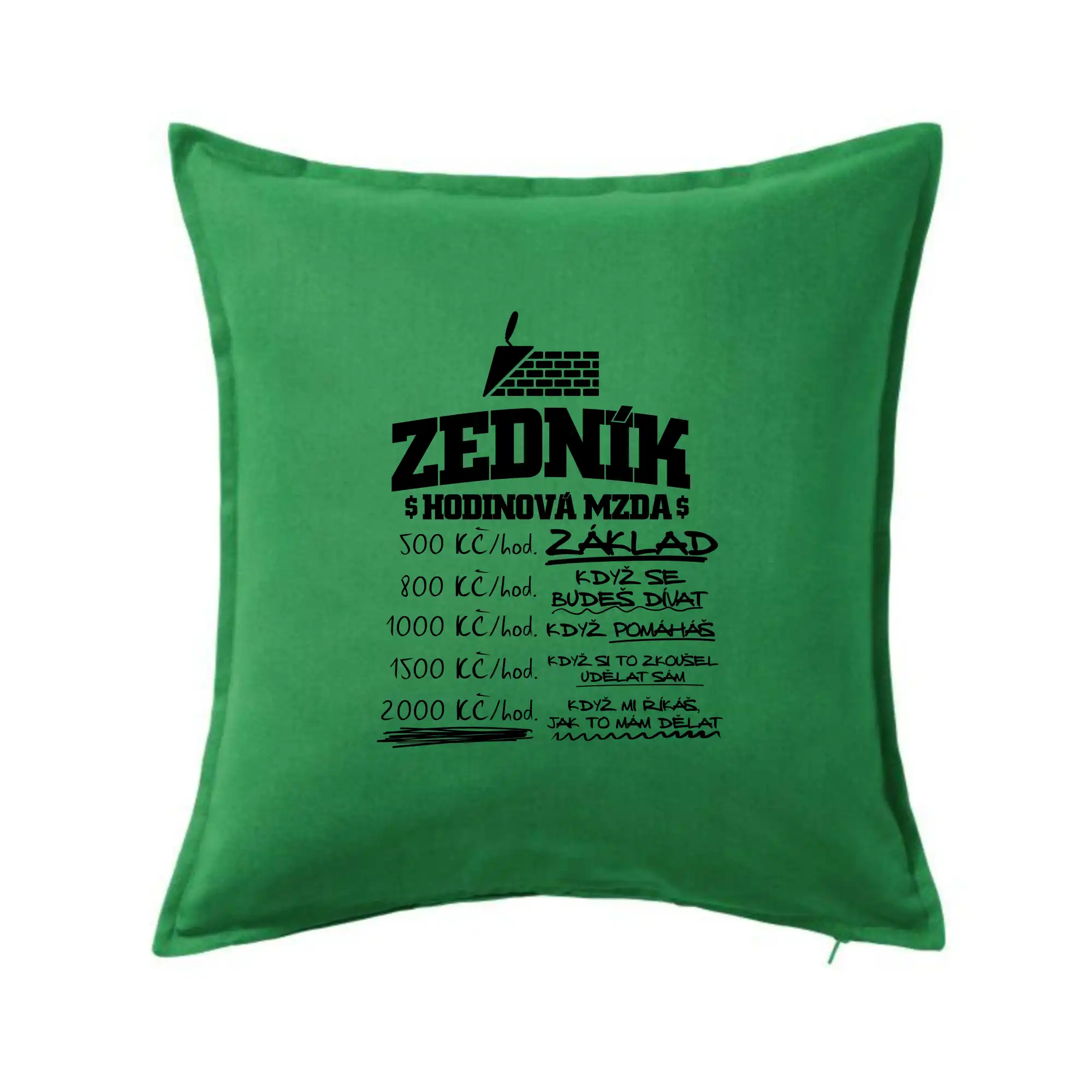 Hodinová mzda zedník