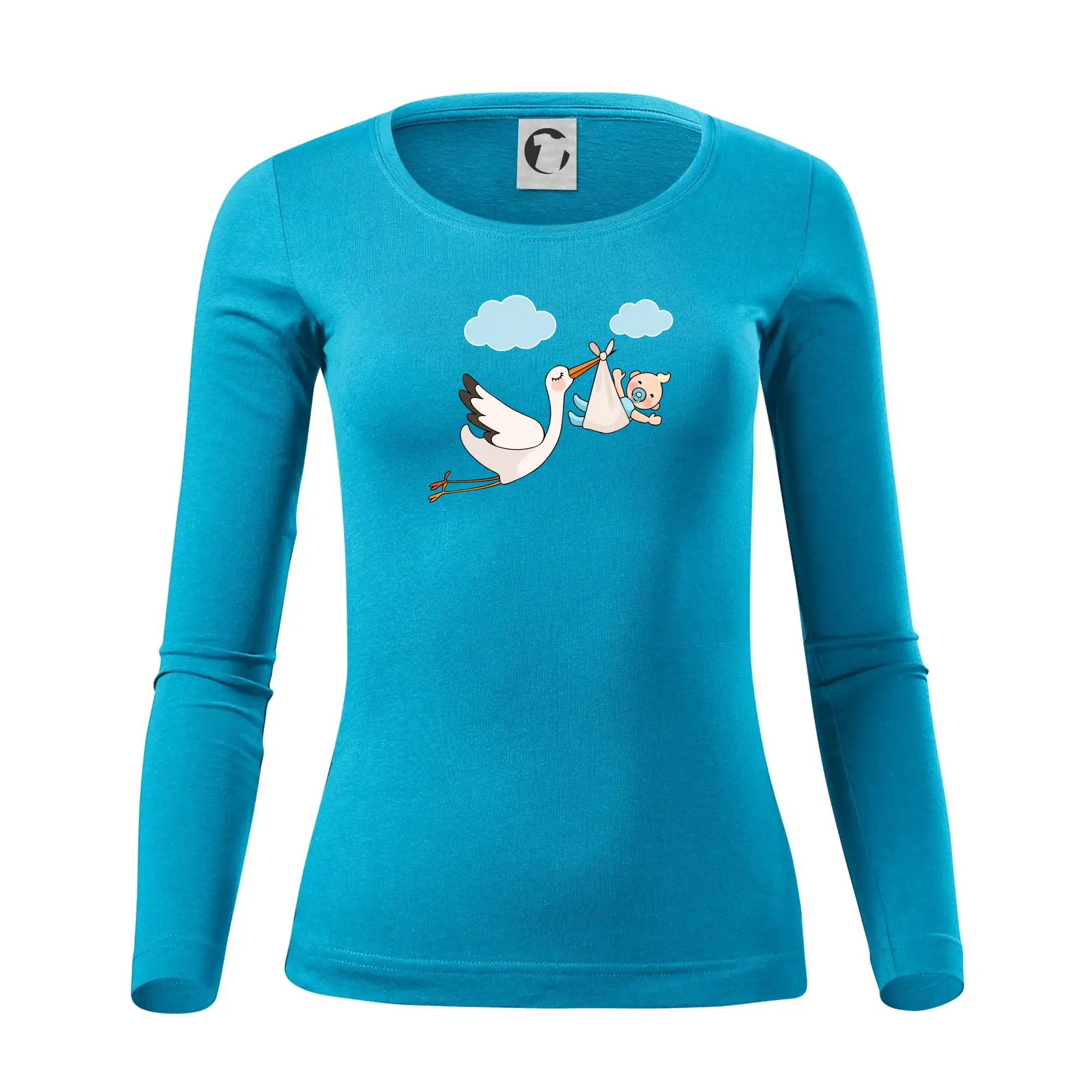 Čáp čekáme miminko - kluk