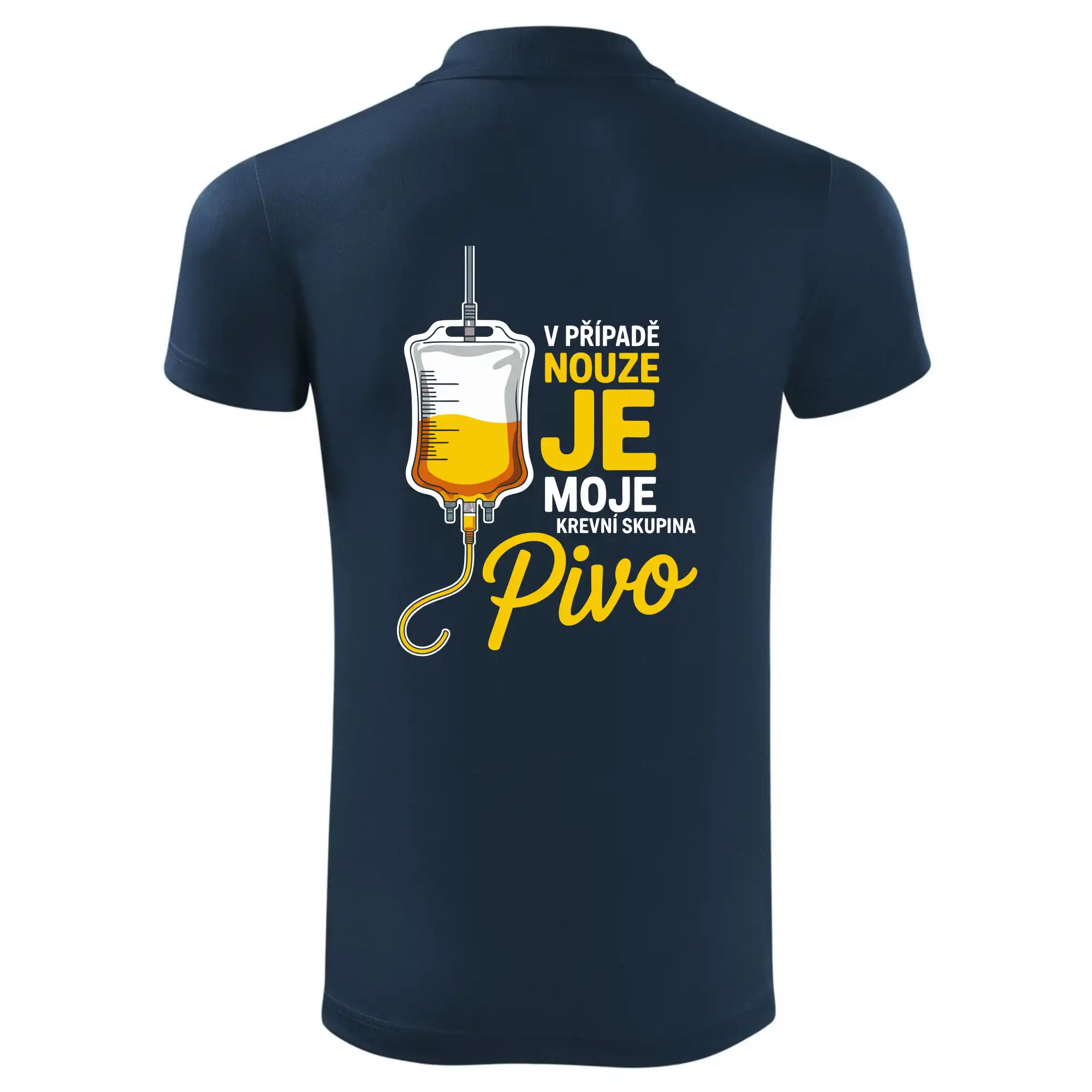 V případě nouze je moje krevní skupina pivo