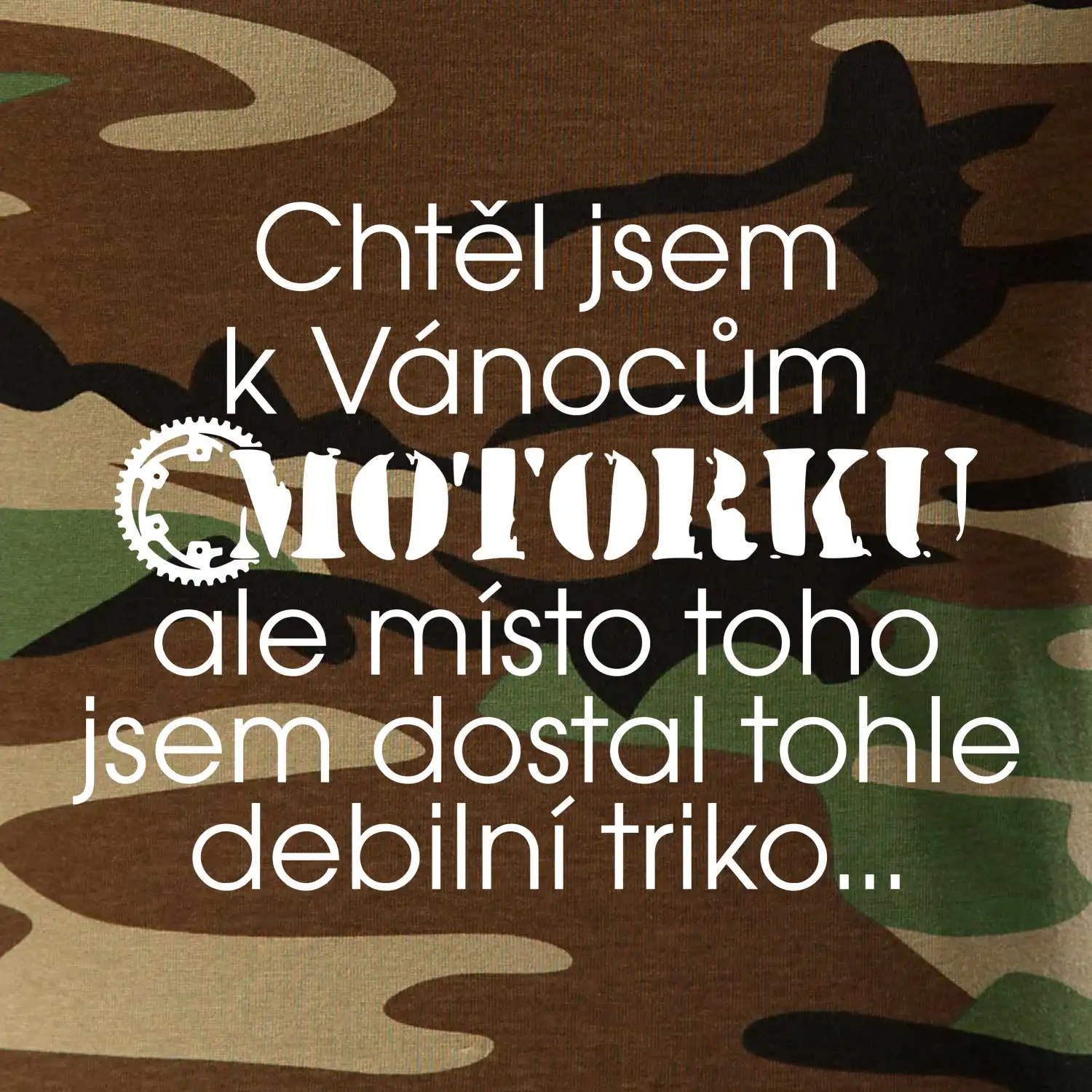 Chtěl / chtěla jsem dostat motorku - Vánoce