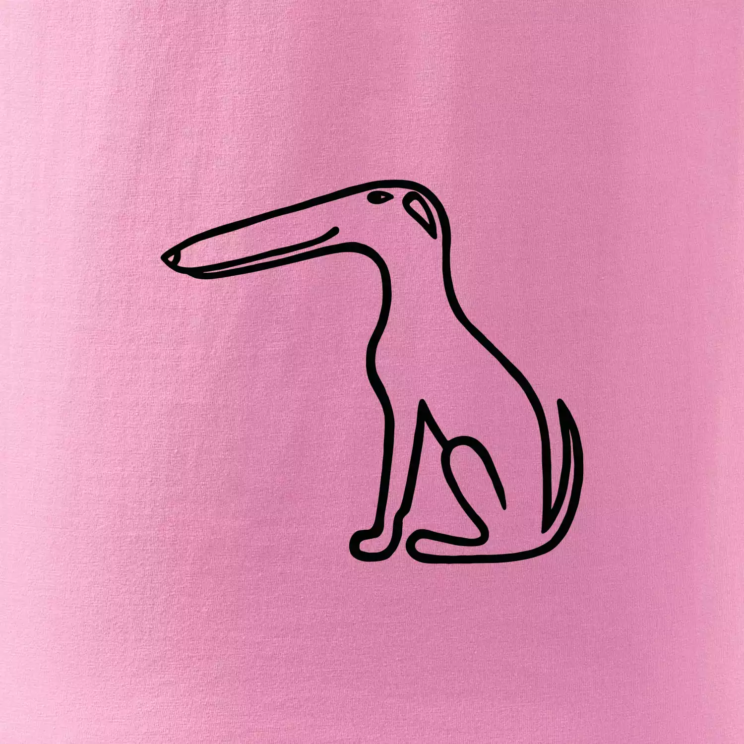 Barzoj obrys černý  (Moňas)