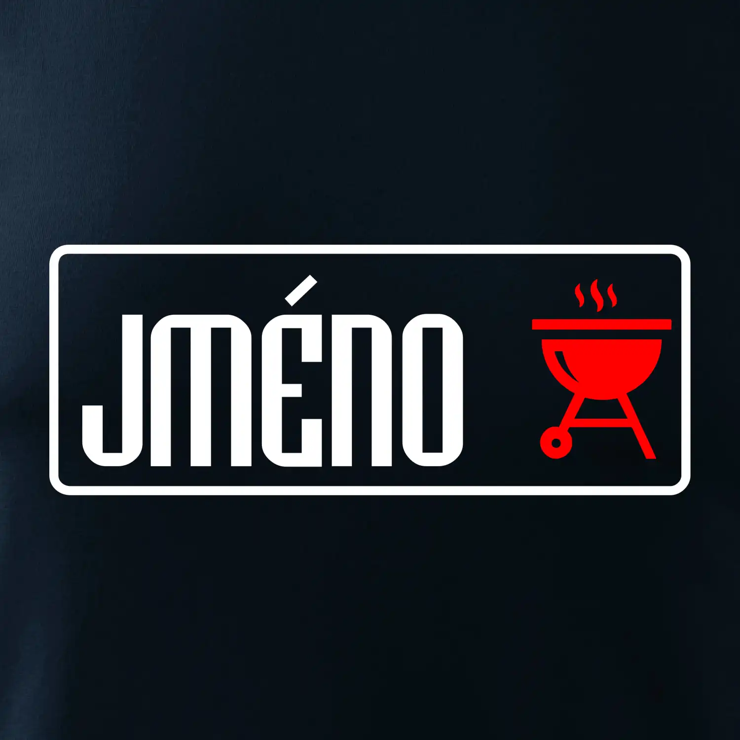 Triko na grilování s vlastním jménem